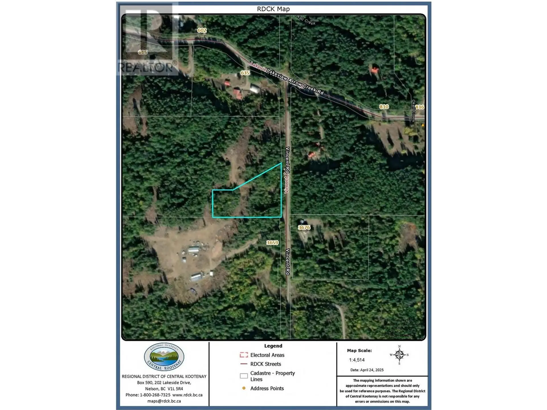 Property at LOT A VINCENT ROAD, Wynndel, BC