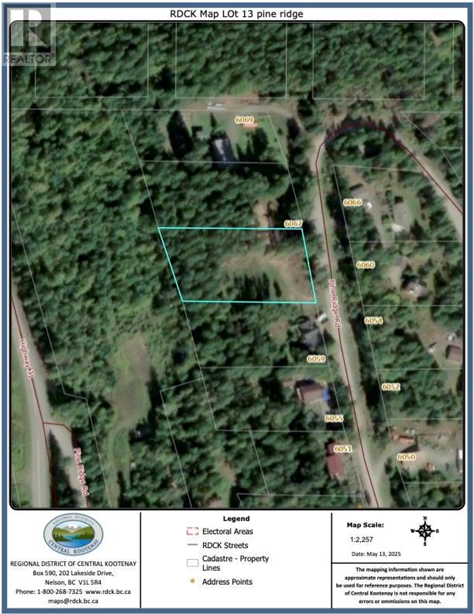 Property at LOT 13 PINE RIDGE ROAD, Kaslo, BC