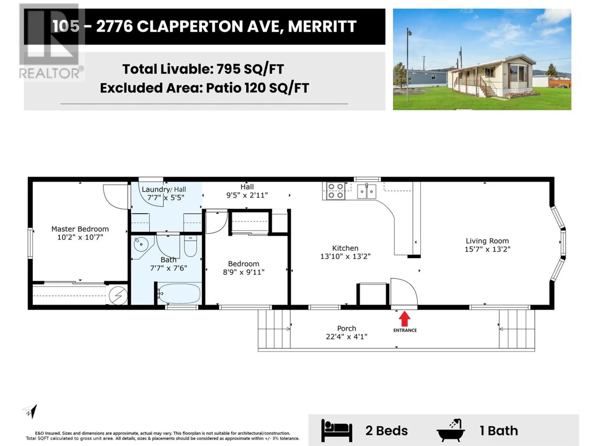 Property at #105 2776 CLAPPERTON AVENUE, Merritt, BC