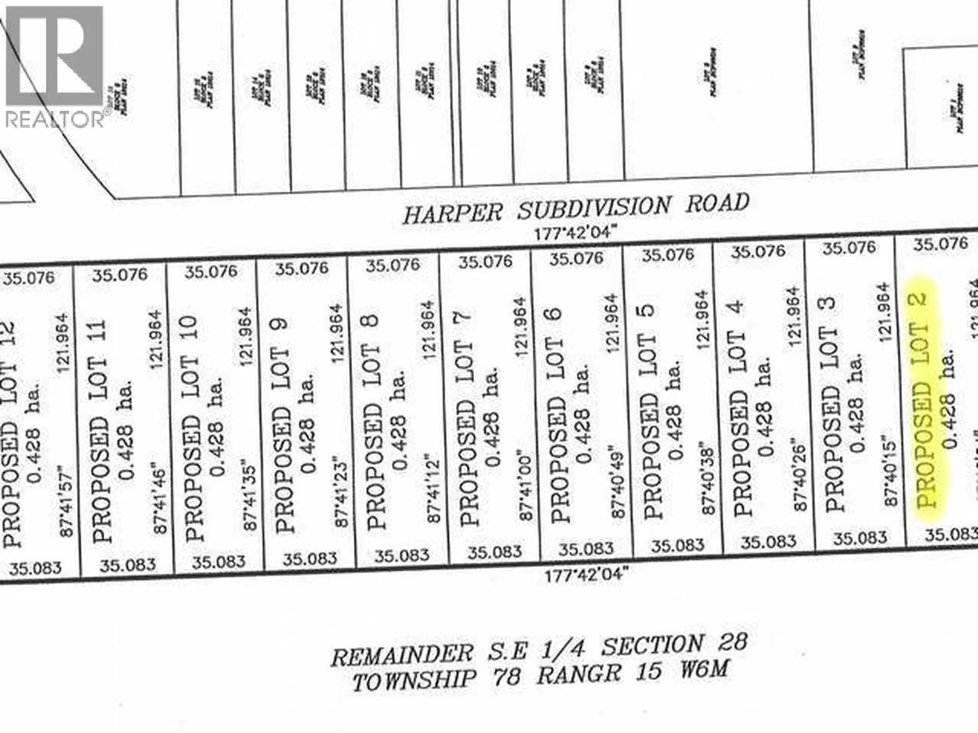 Property at LOT 2 HARPER SUBDIVISION, Dawson Creek, BC