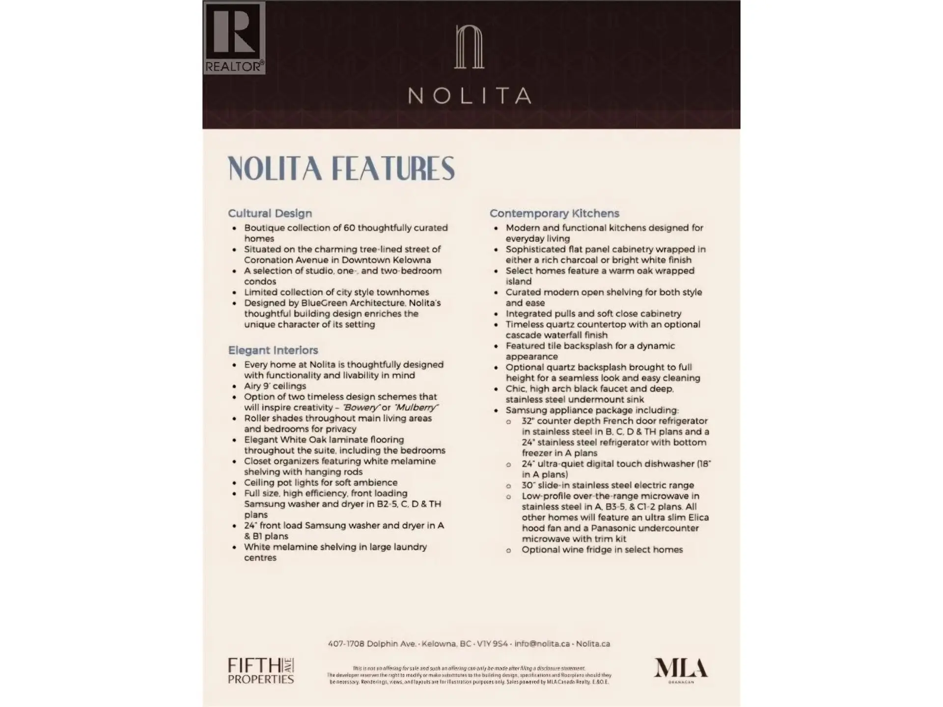 Property at #211 620 CORONATION AVENUE, Kelowna, BC