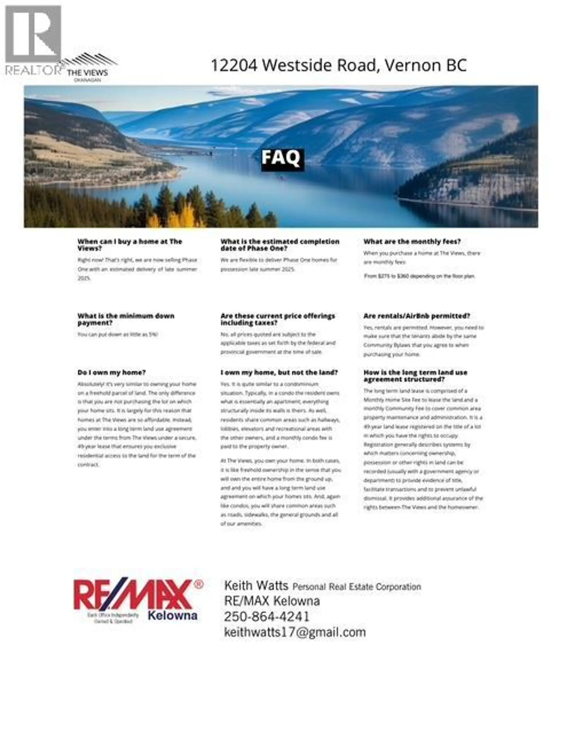 Property at #208D 12204 WESTSIDE ROAD, Vernon, BC