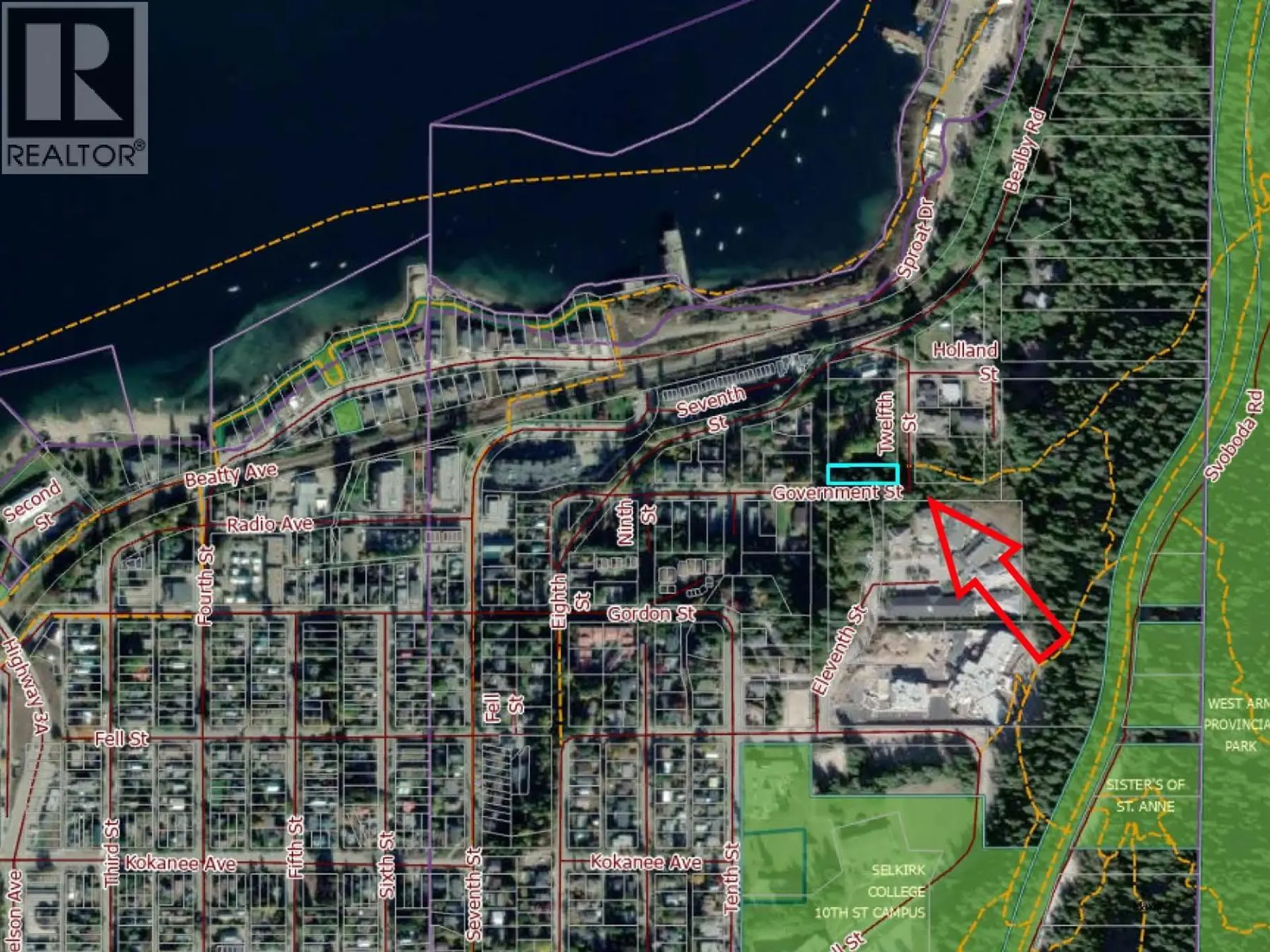 Property at LOT B GOVERNMENT STREET, Nelson, BC