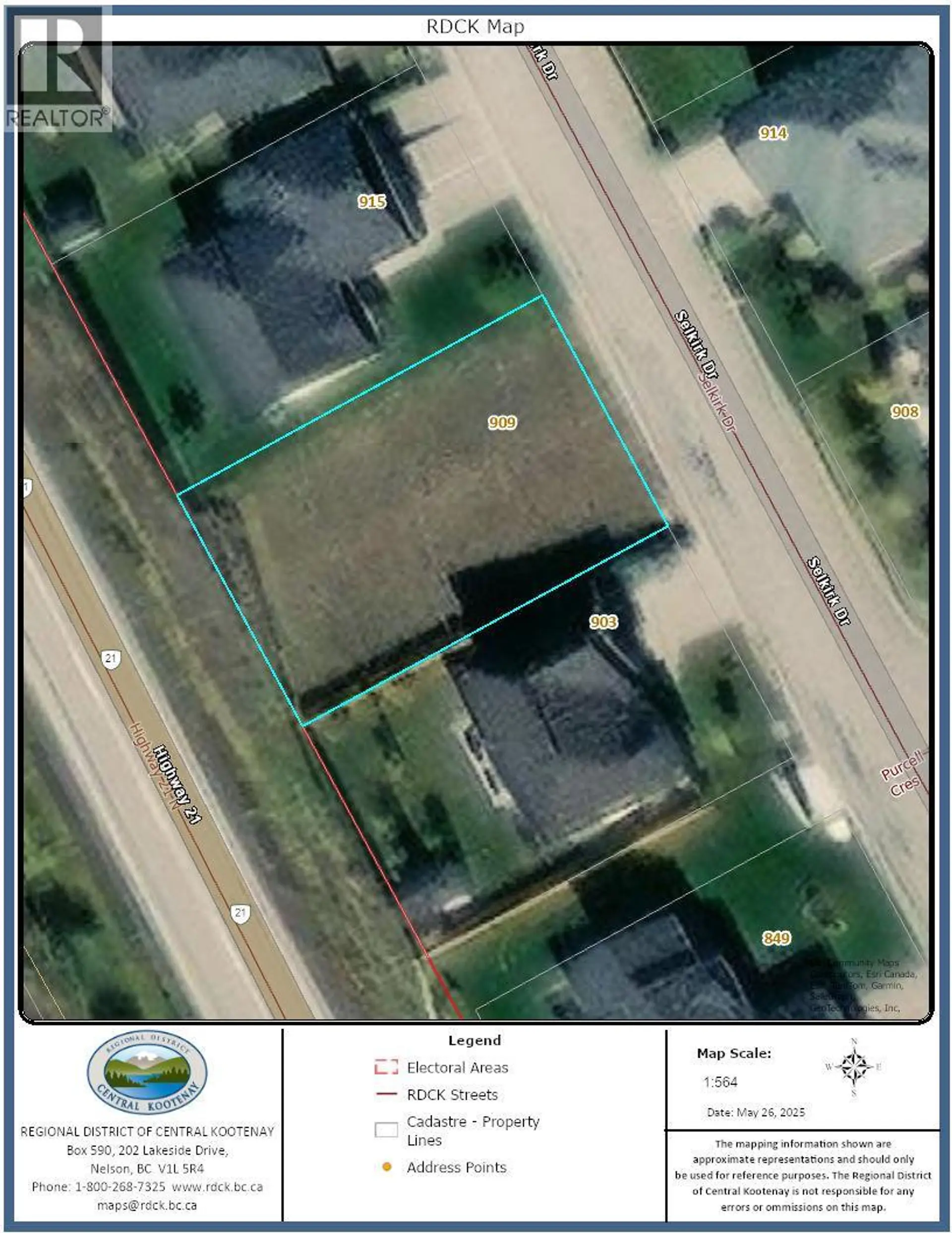 Property at 909 SELKIRK DRIVE, Creston, BC