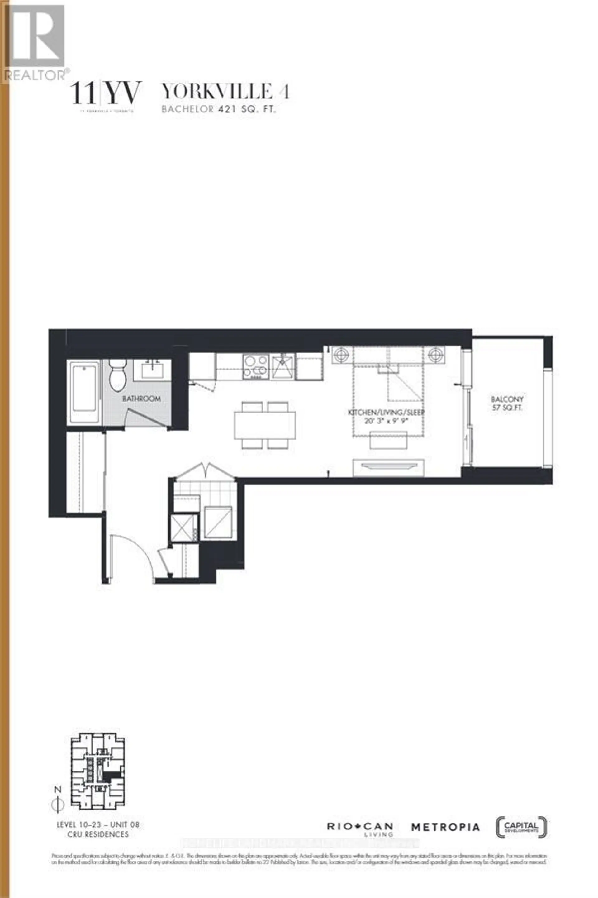 #1108 11 YORKVILLE AVENUE - Image 1