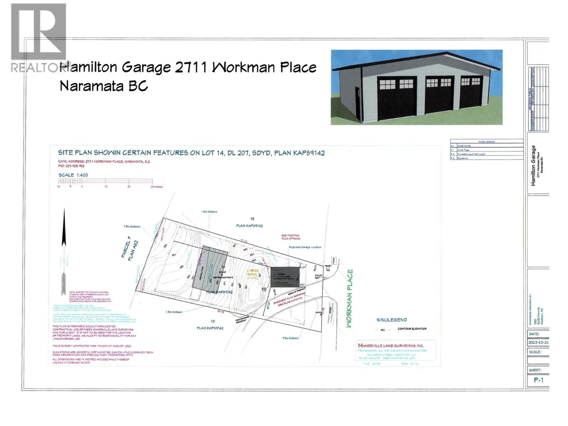 Property at 2711 WORKMAN PLACE, Naramata, BC