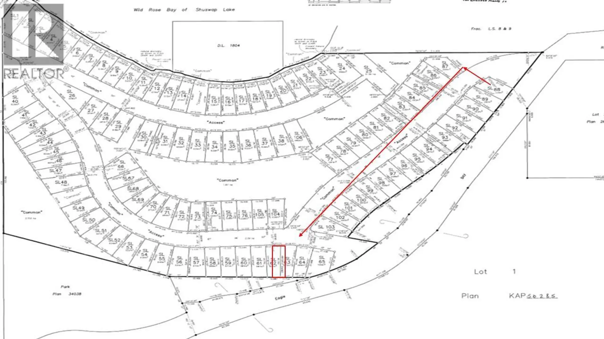 Property at 6421 EAGLE BAY ROAD LOT# 61, Eagle Bay, BC