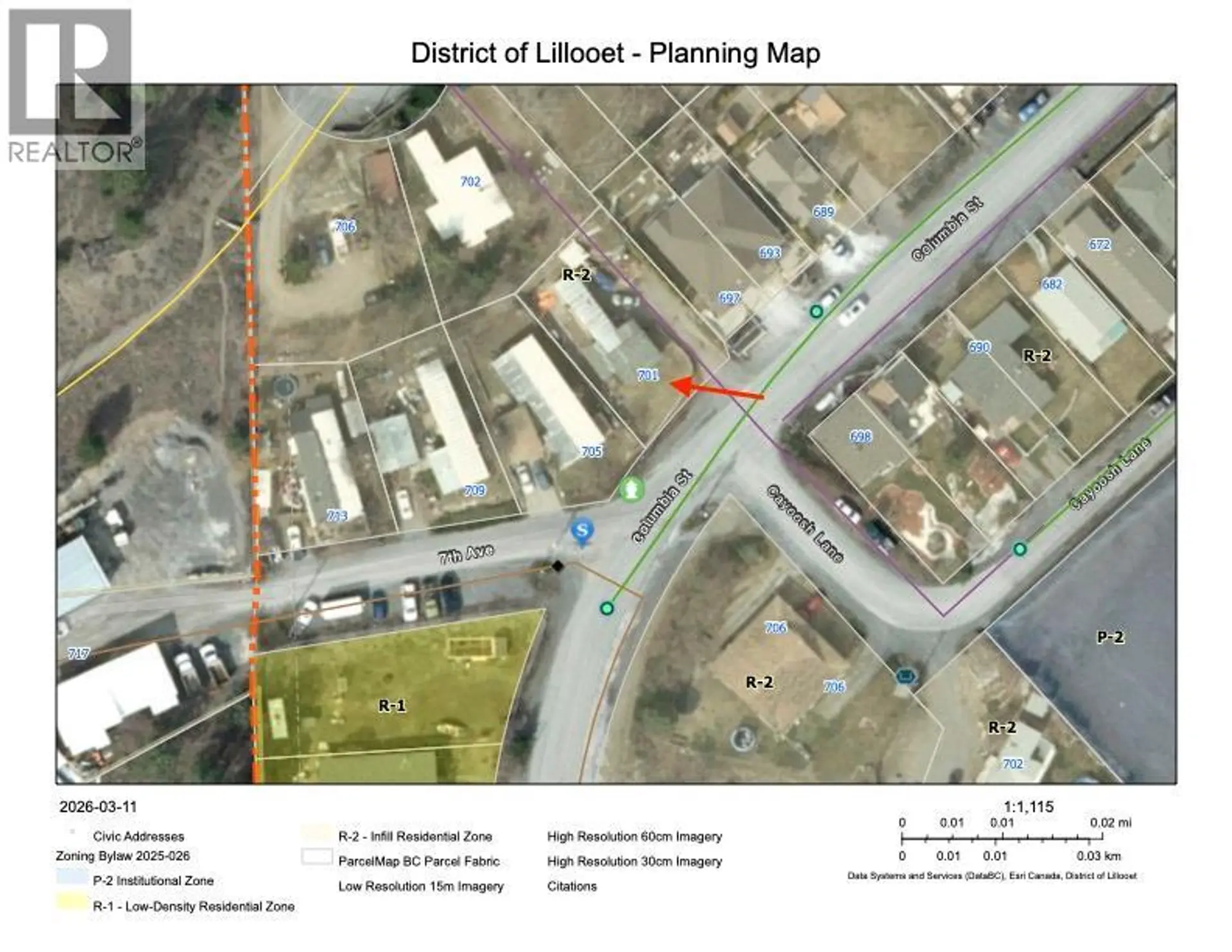 Property at 701 COLUMBIA STREET, Lillooet, BC