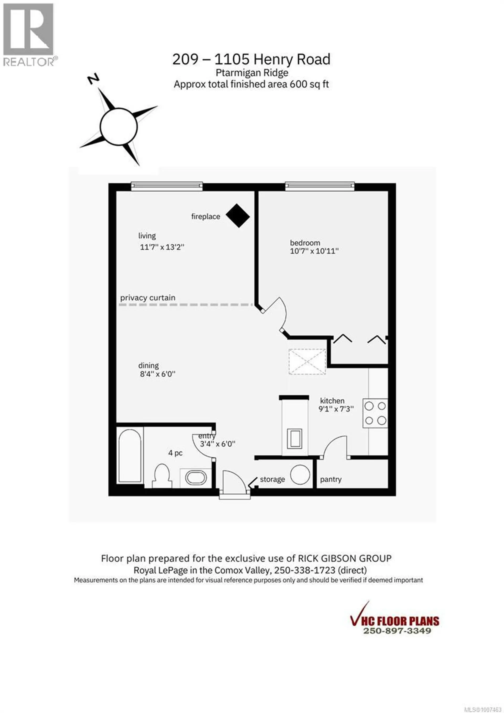 Property at #209 1105 HENRY RD, Courtenay, BC