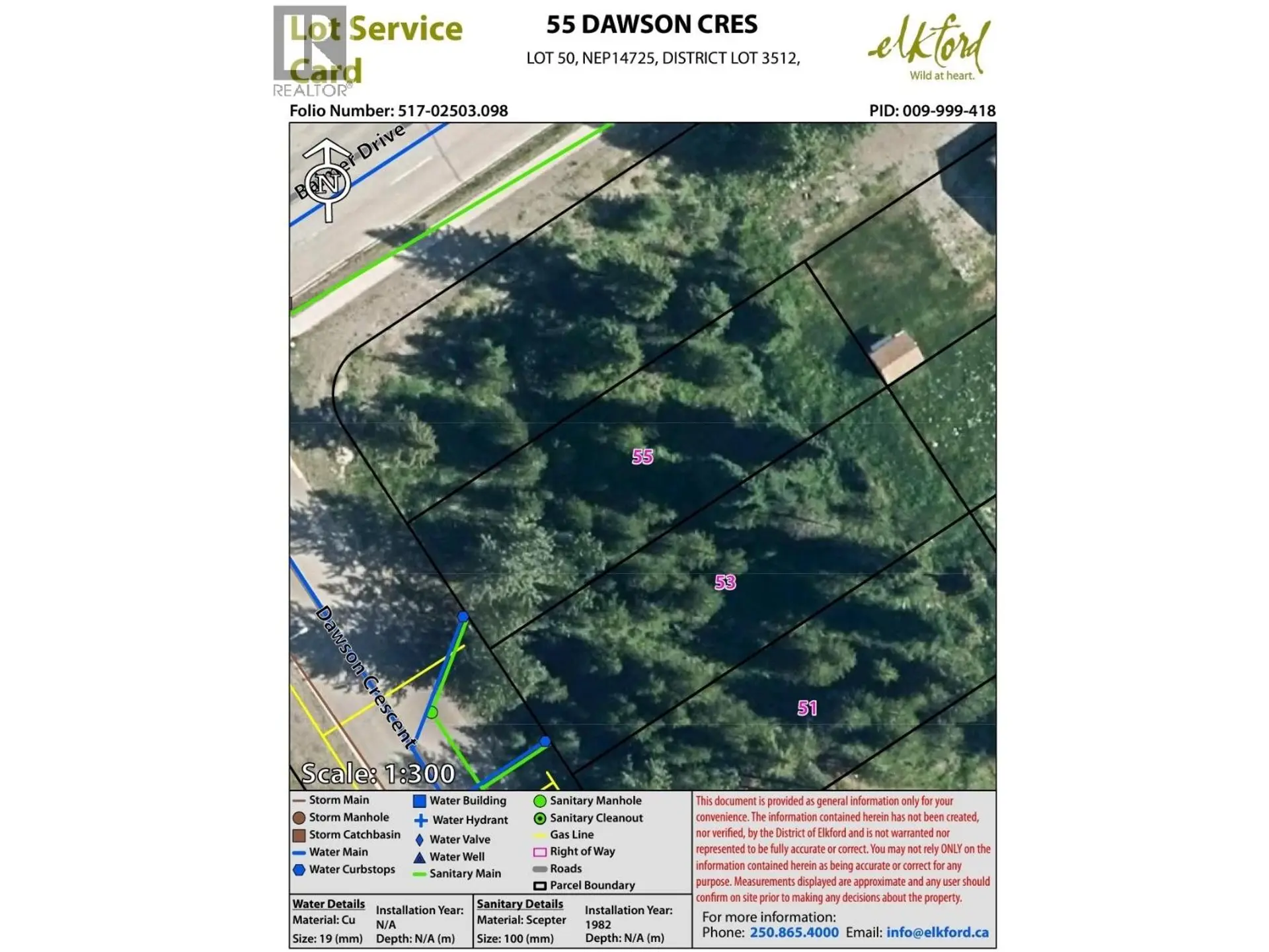 Property at 55 DAWSON CRESCENT, Elkford, BC