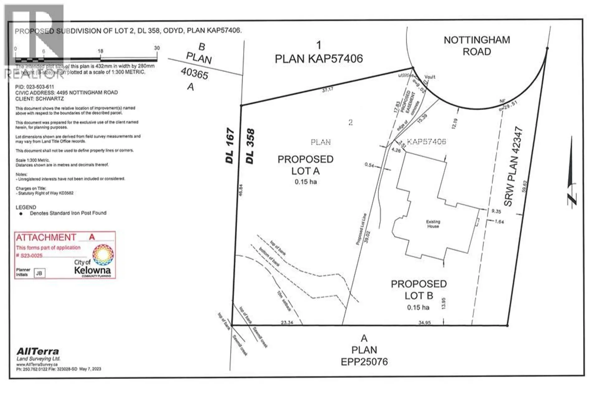 Property at 4495 NOTTINGHAM ROAD LOT# 2, Kelowna, BC