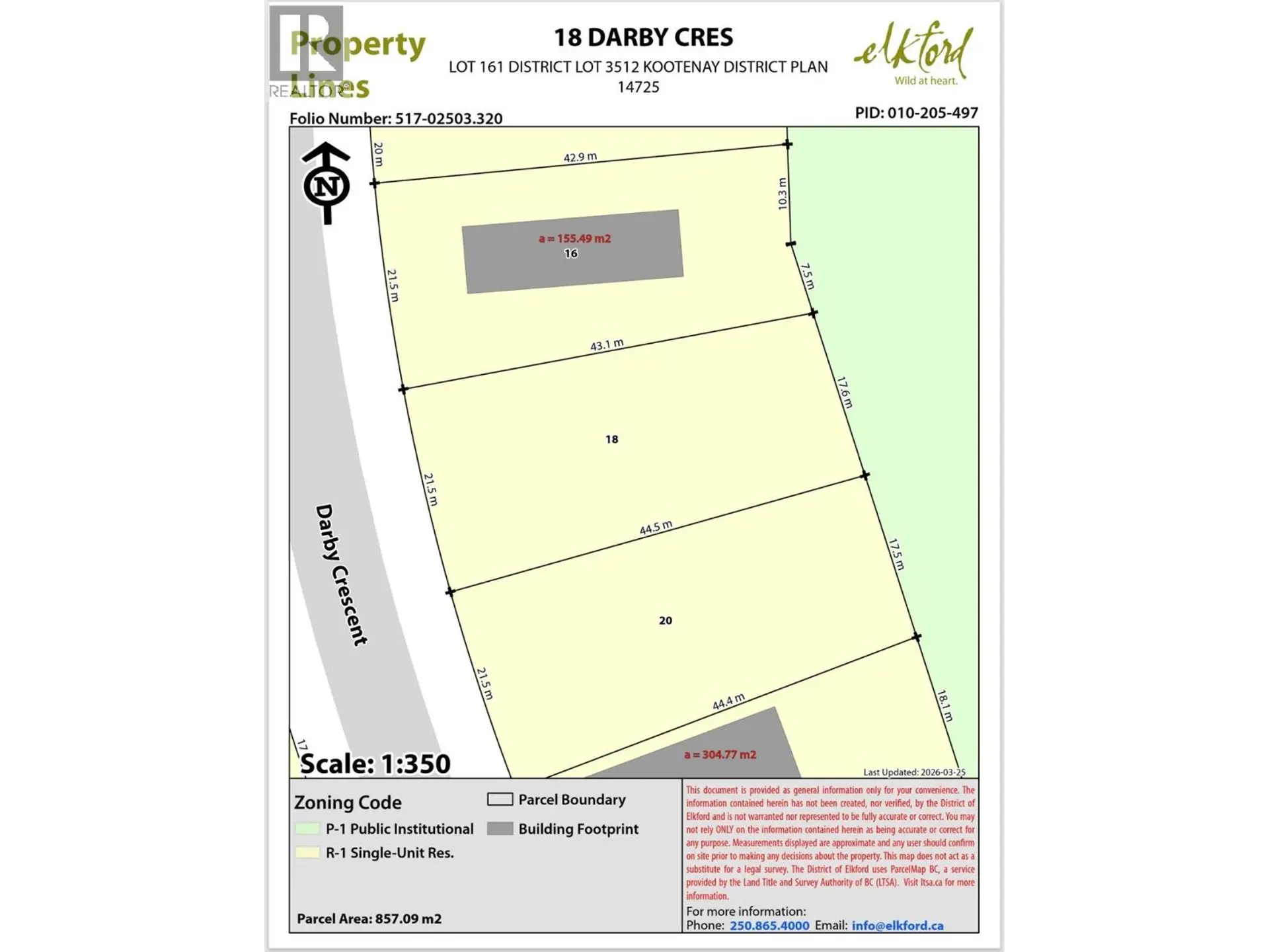 Property at 18 DARBY CRESCENT, Elkford, BC