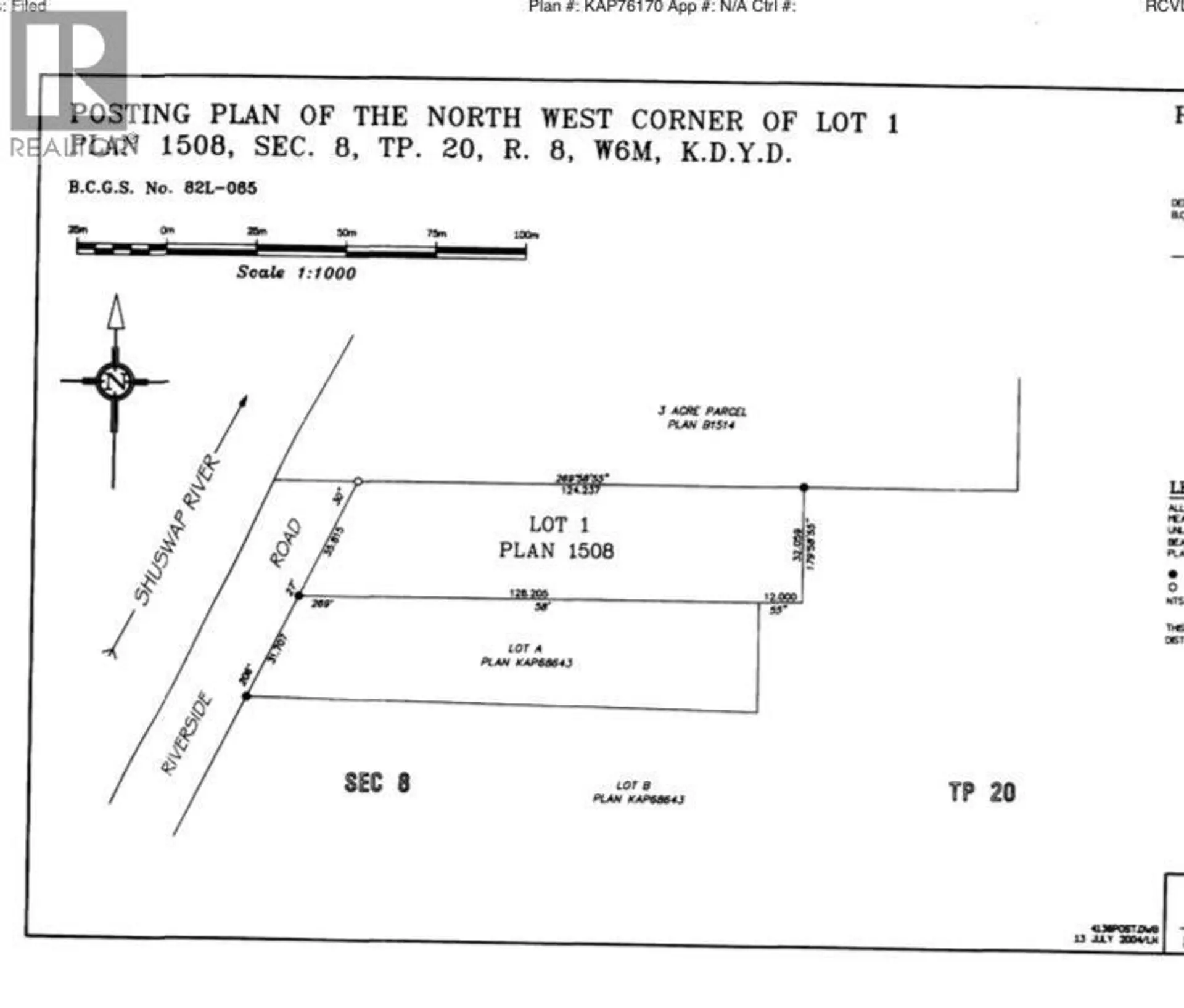 Property at RIVERSIDE ROAD, Mara, BC