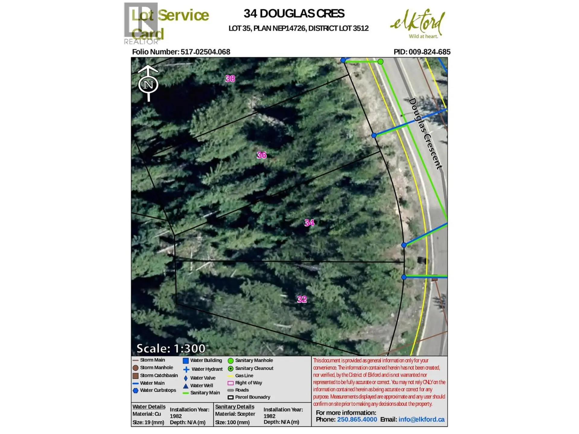 Property at 34 DOUGLAS CRESCENT, Elkford, BC