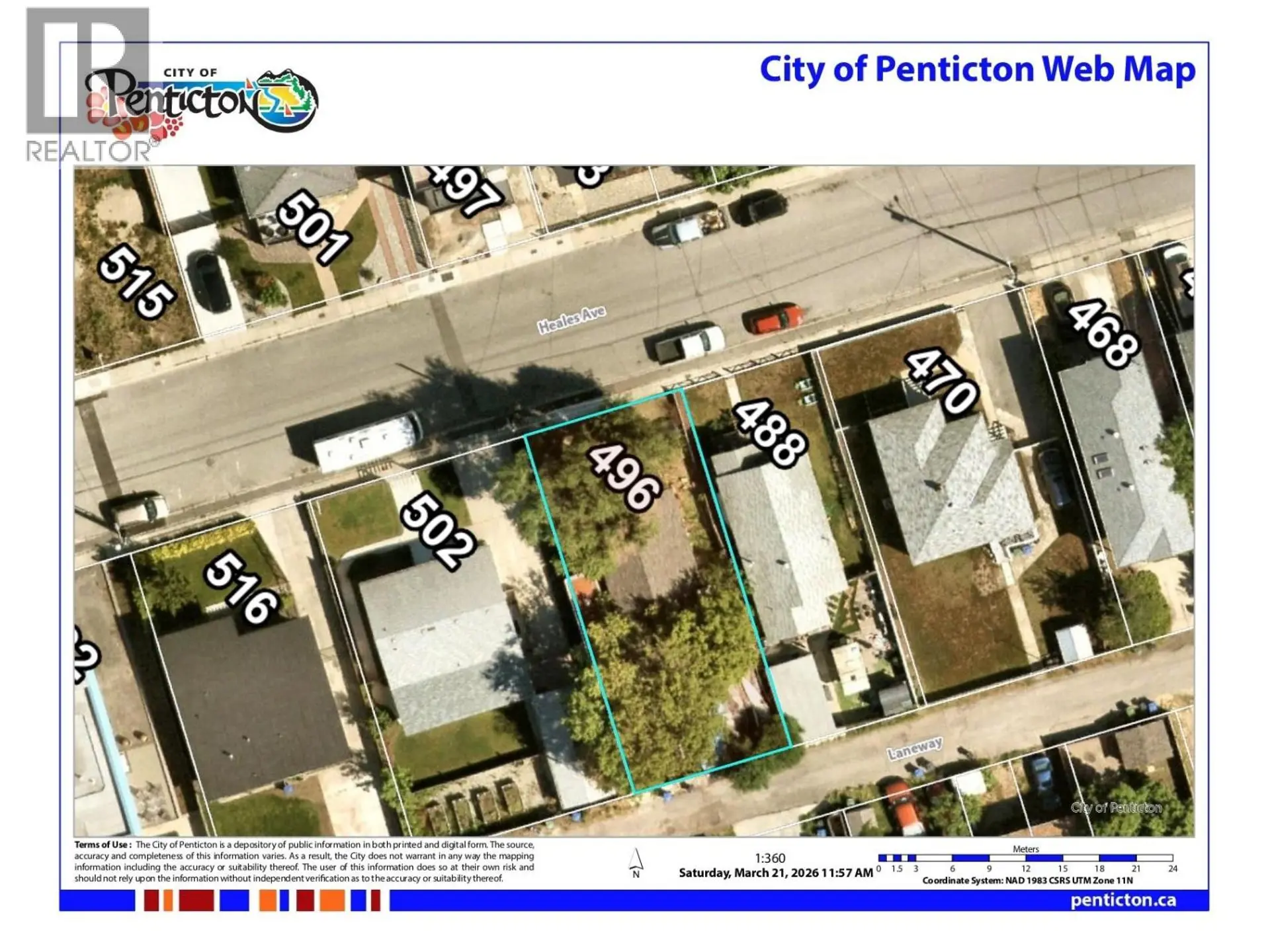 Property at 496 HEALES AVENUE, Penticton, BC