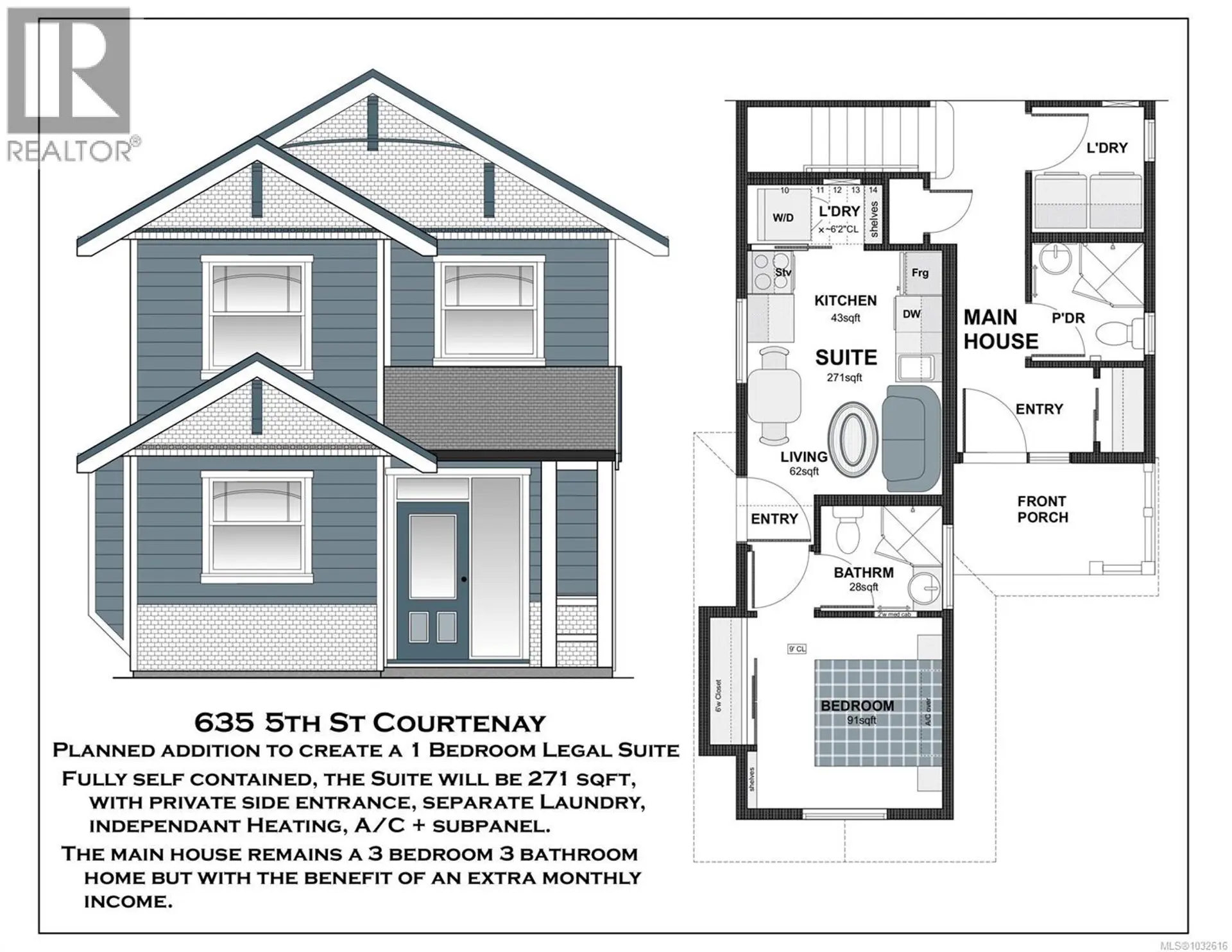 Property at 635 5th St, Courtenay, BC