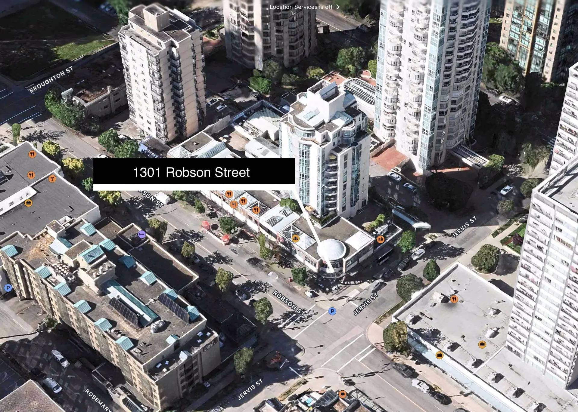 Property at 1301 ROBSON STREET, Vancouver, BC