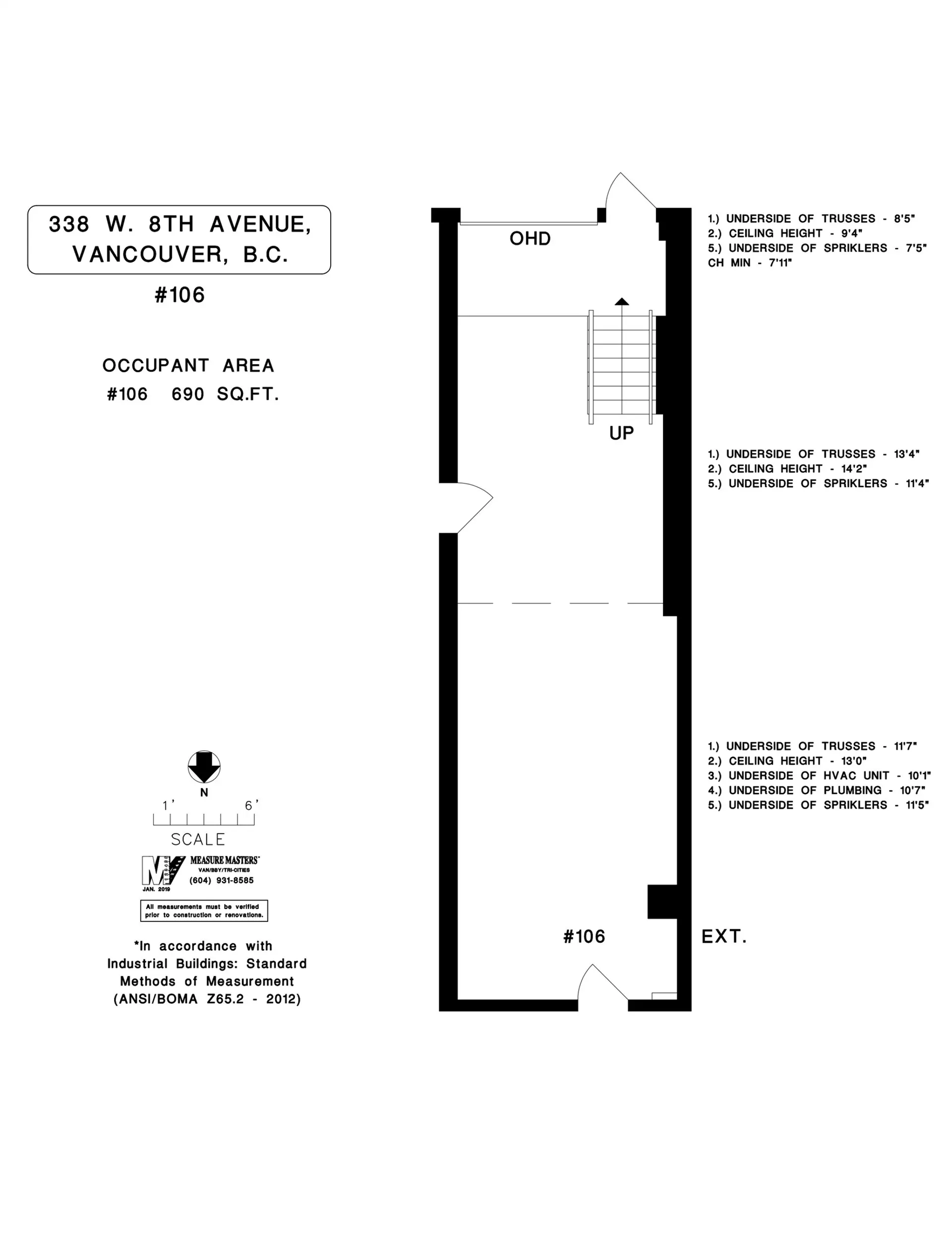 Property at #106 338 W 8TH AVENUE, Vancouver, BC