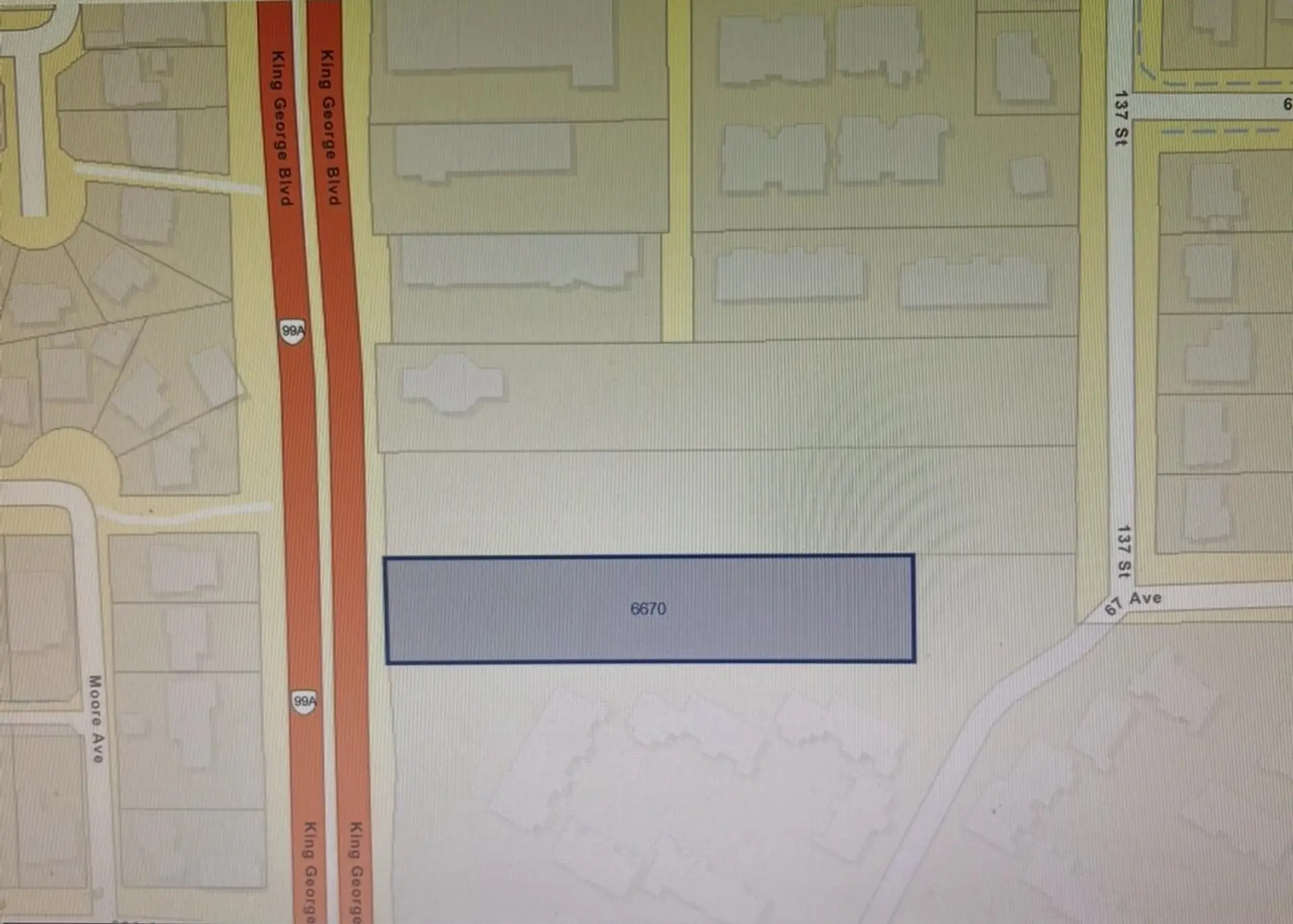 Property at 6670 KING GEORGE BOULEVARD, Surrey, BC