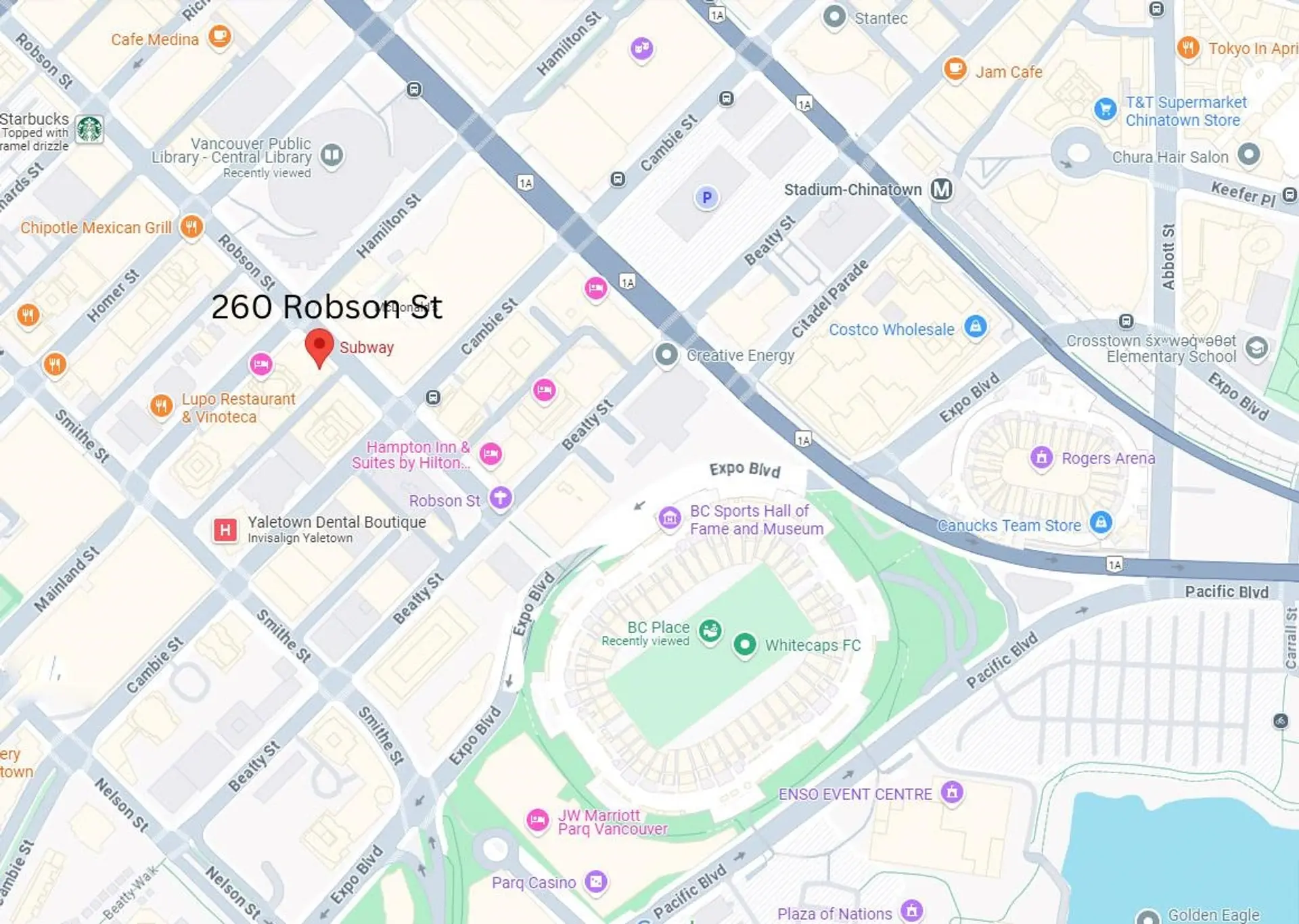 Property at 260 ROBSON STREET, Vancouver, BC