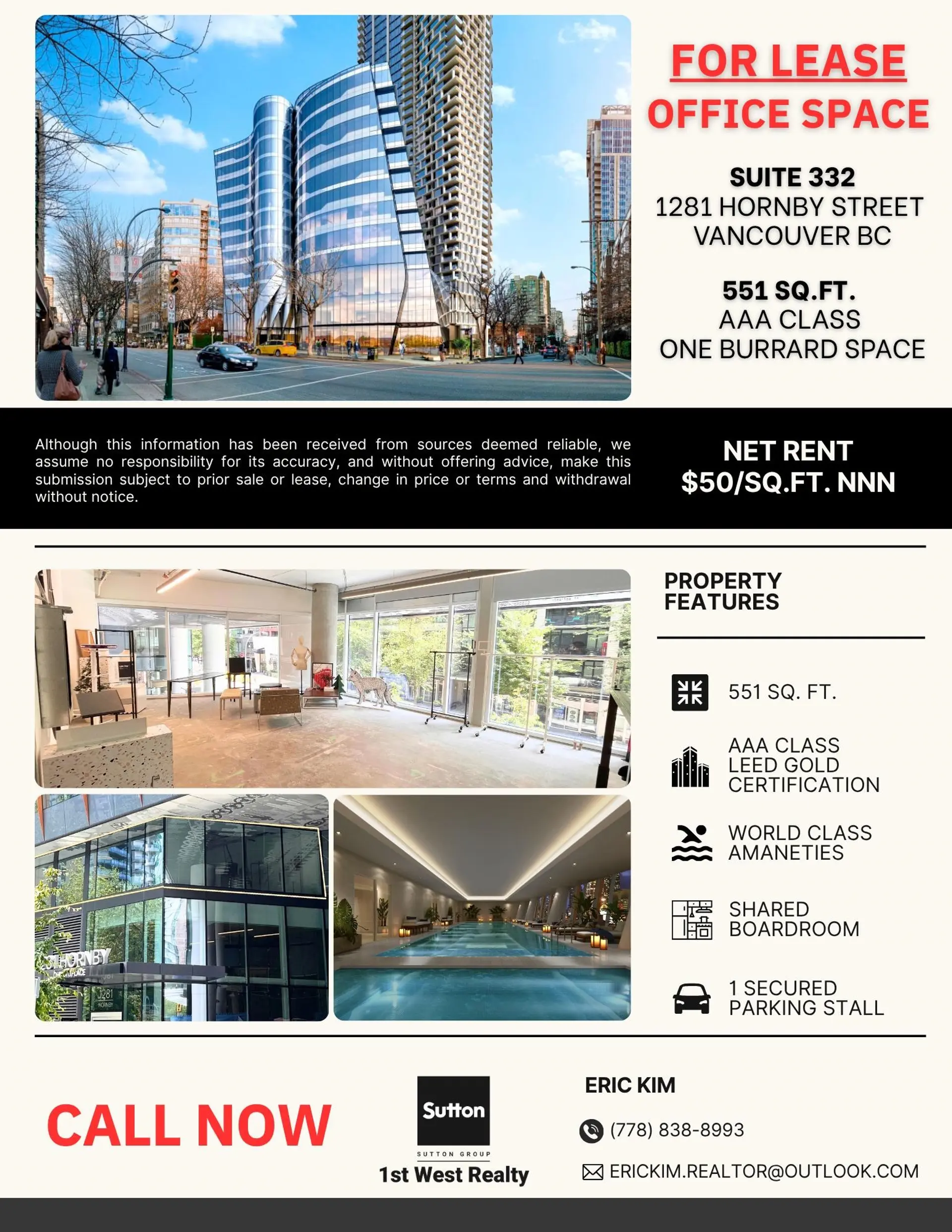 Property at #332 1281 HORNBY STREET, Vancouver, BC