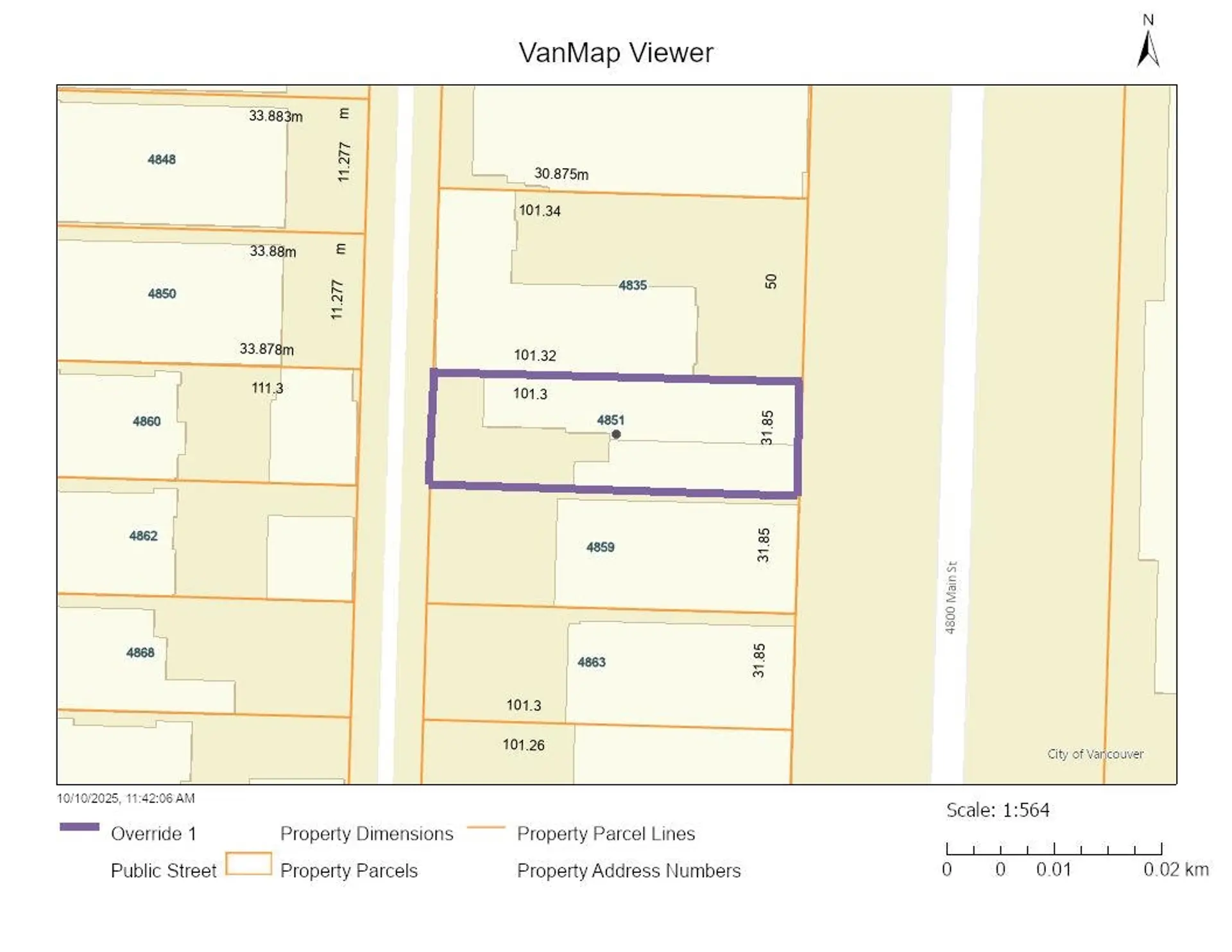 Property at 4851 MAIN STREET, Vancouver, BC