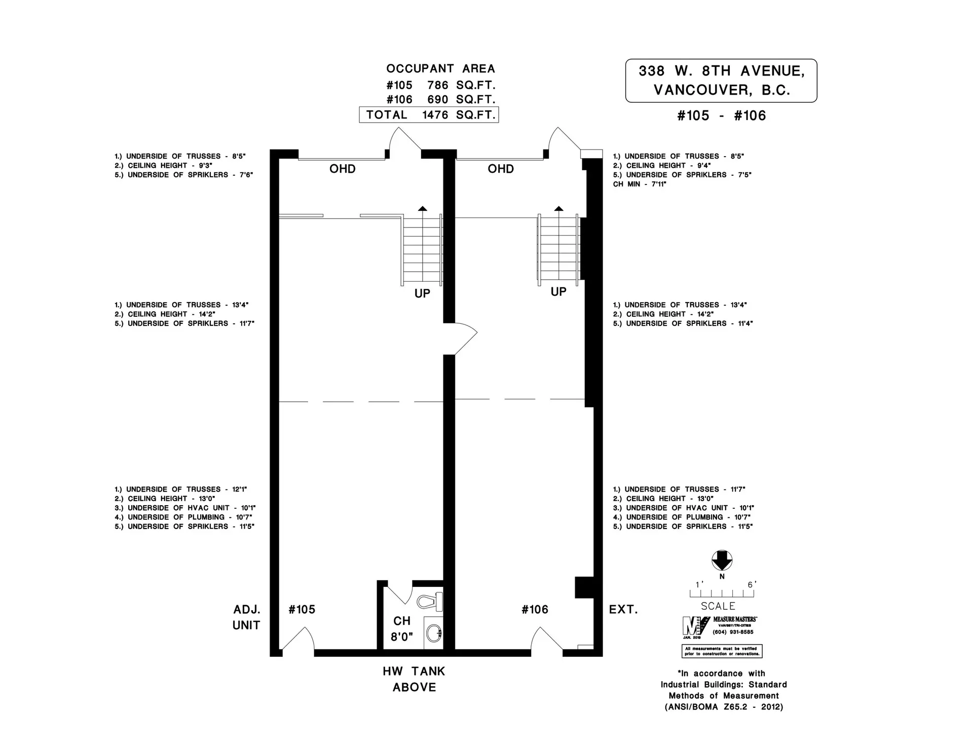 Property at #105 338 W 8TH AVENUE, Vancouver, BC
