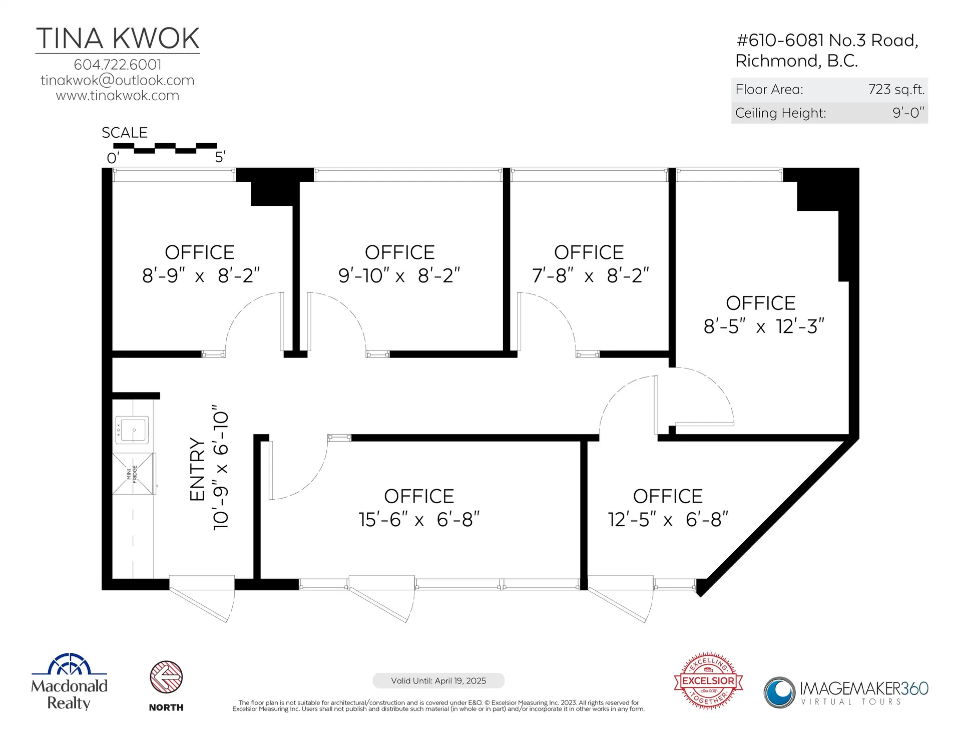 Property at #610, 611, 612 6081 NO. 3 ROAD, Richmond, BC
