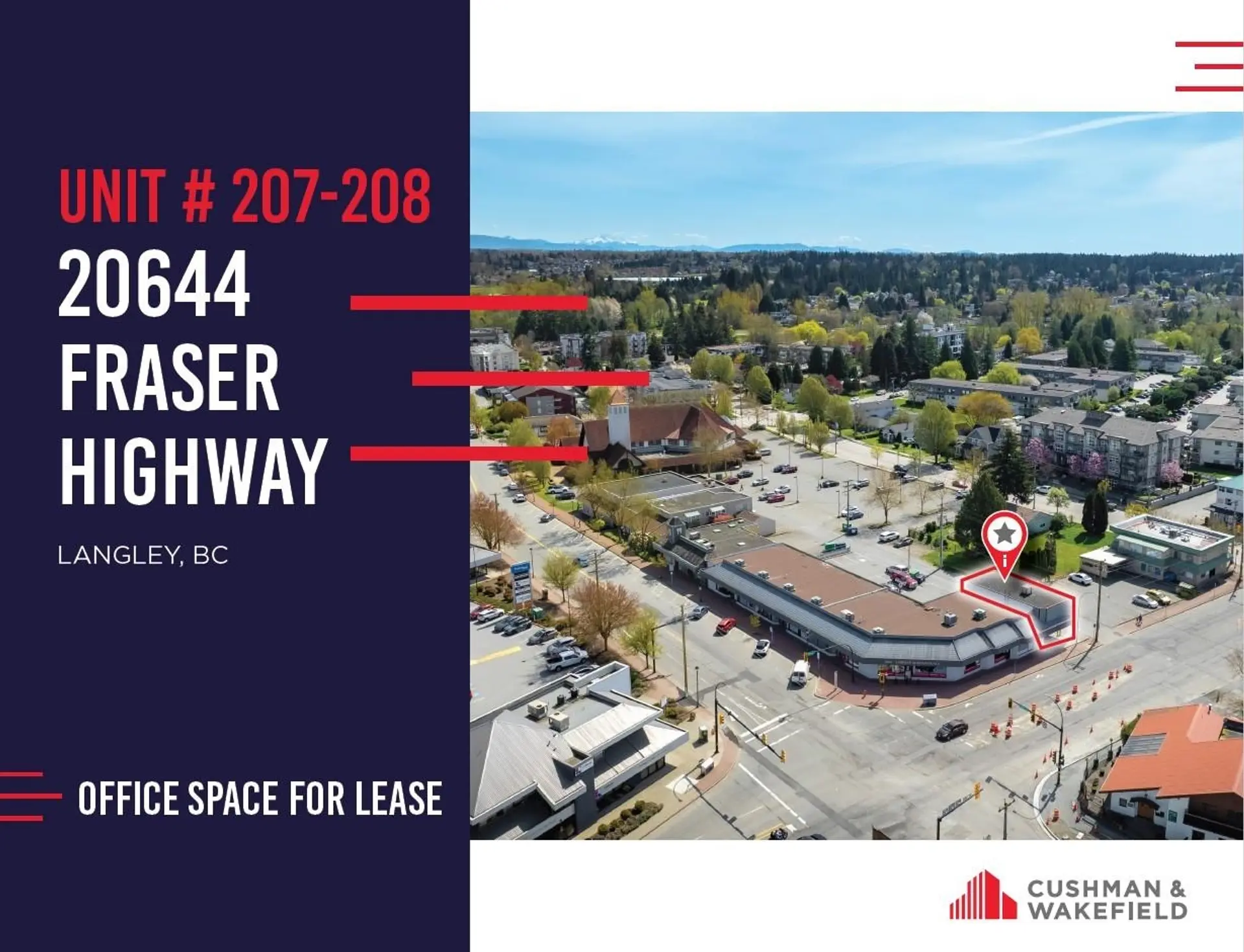 Property at #207-208 20644 FRASER HIGHWAY, Langley, BC