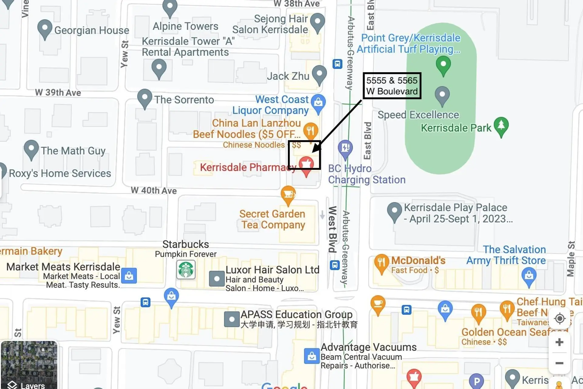 Property at 5555 & 5565 WEST BOULEVARD, Vancouver, BC