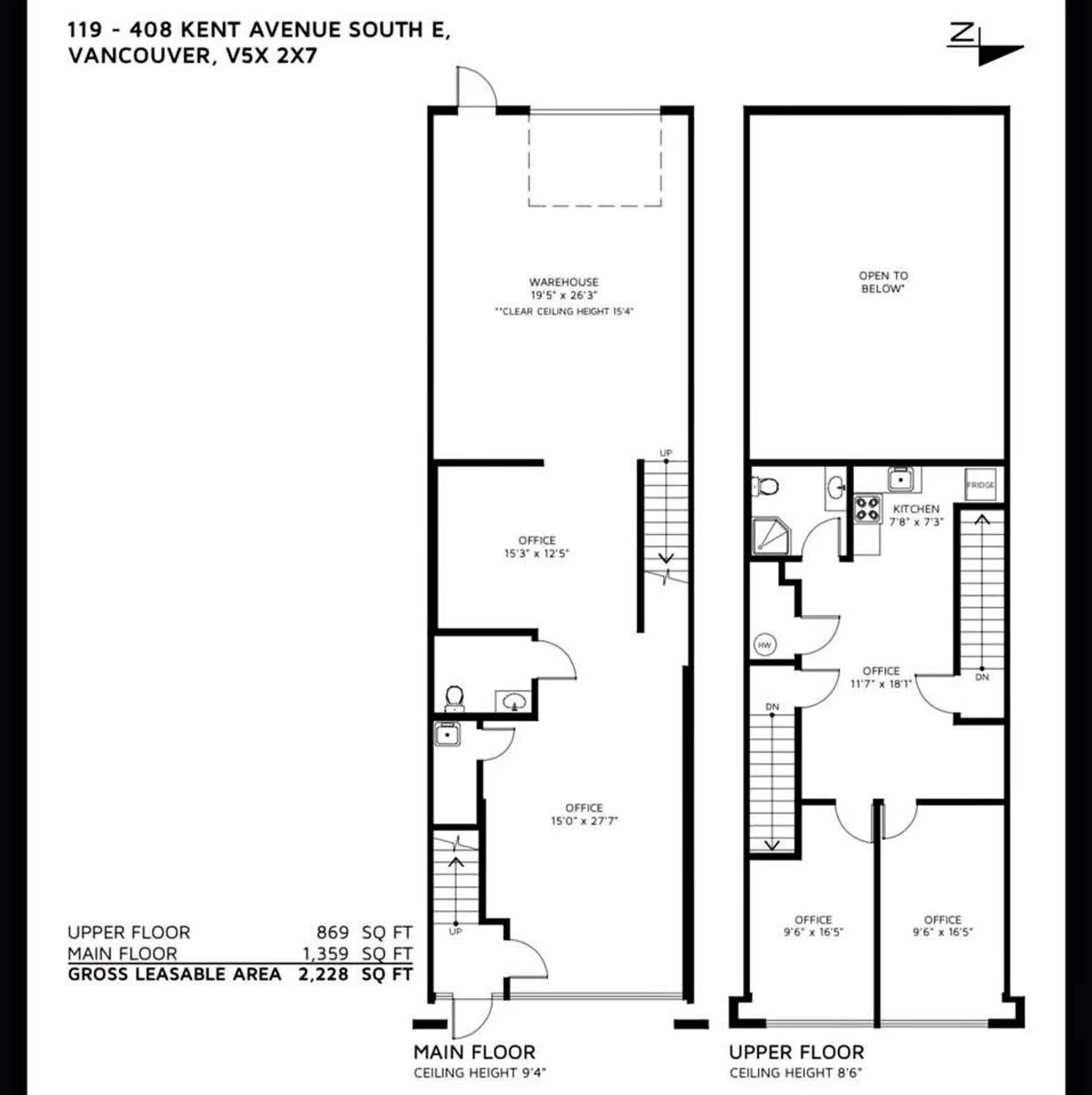 Property at #119 408 E KENT AVENUE, Vancouver, BC