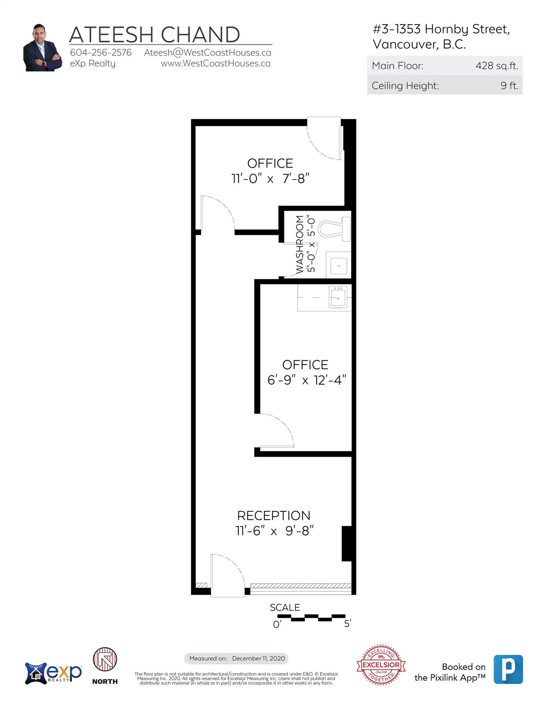 Property at #3 1353 HORNBY STREET, Vancouver, BC