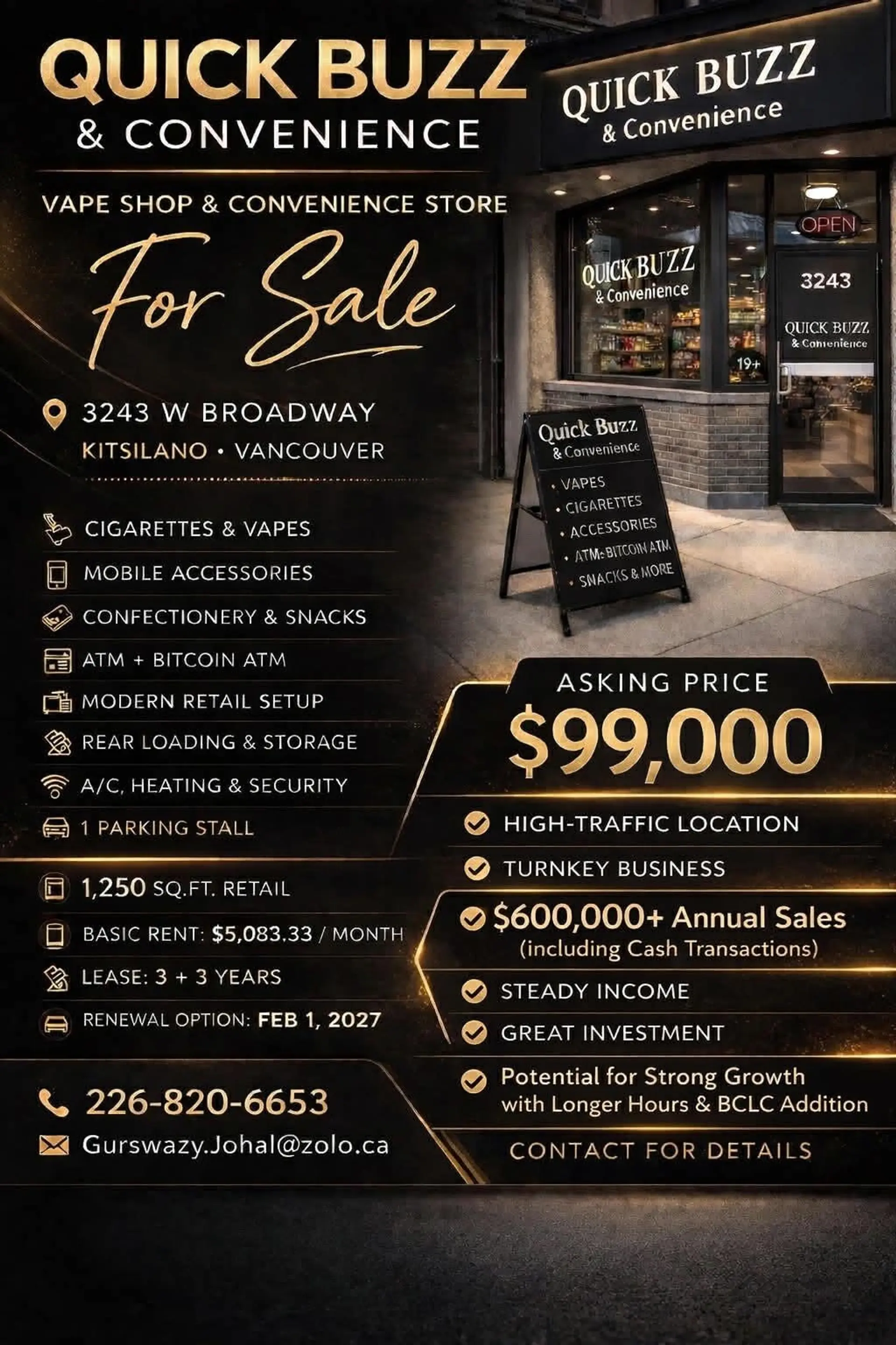 Property at 3243 W BROADWAY, Vancouver, BC