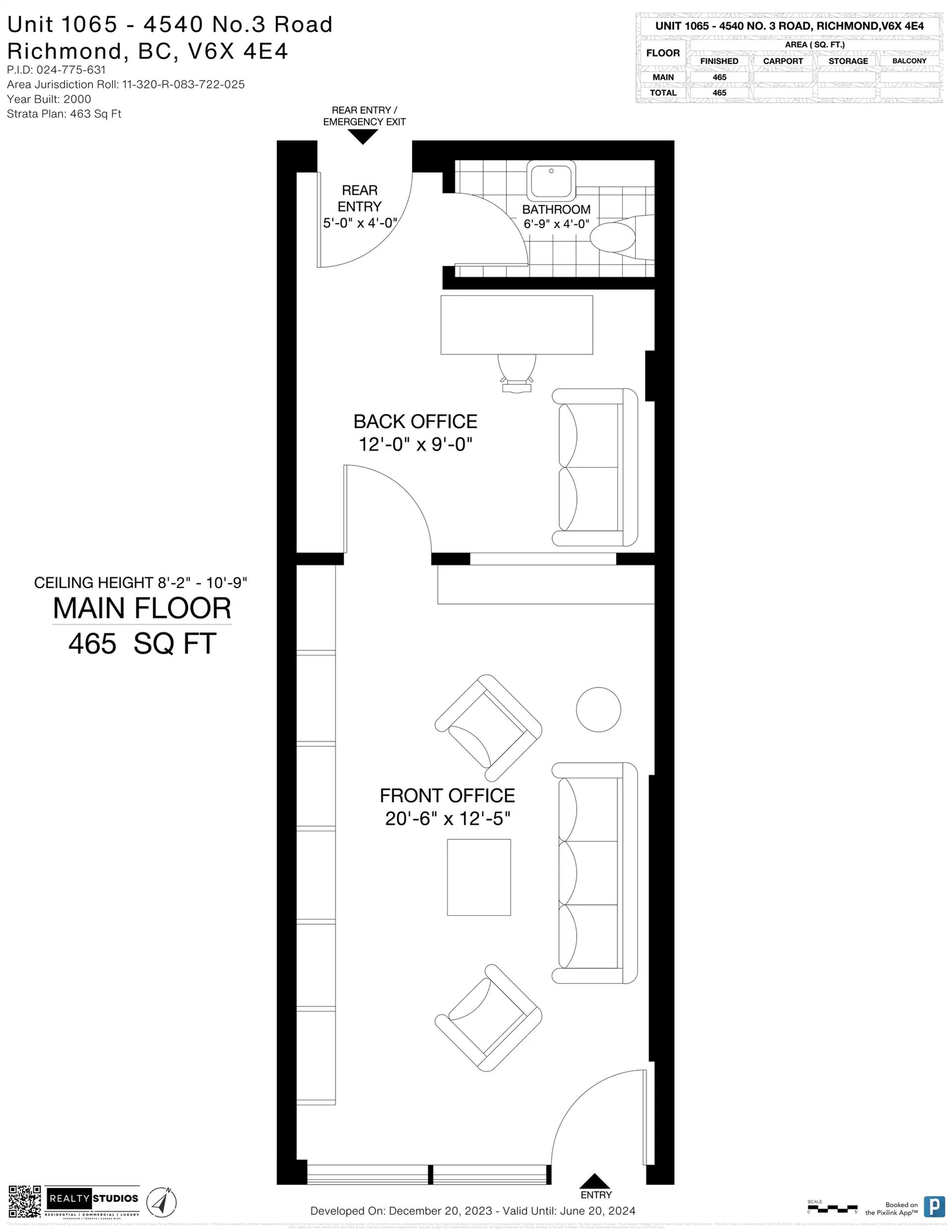 Property at #1065 4540 NO.3 ROAD, Richmond, BC