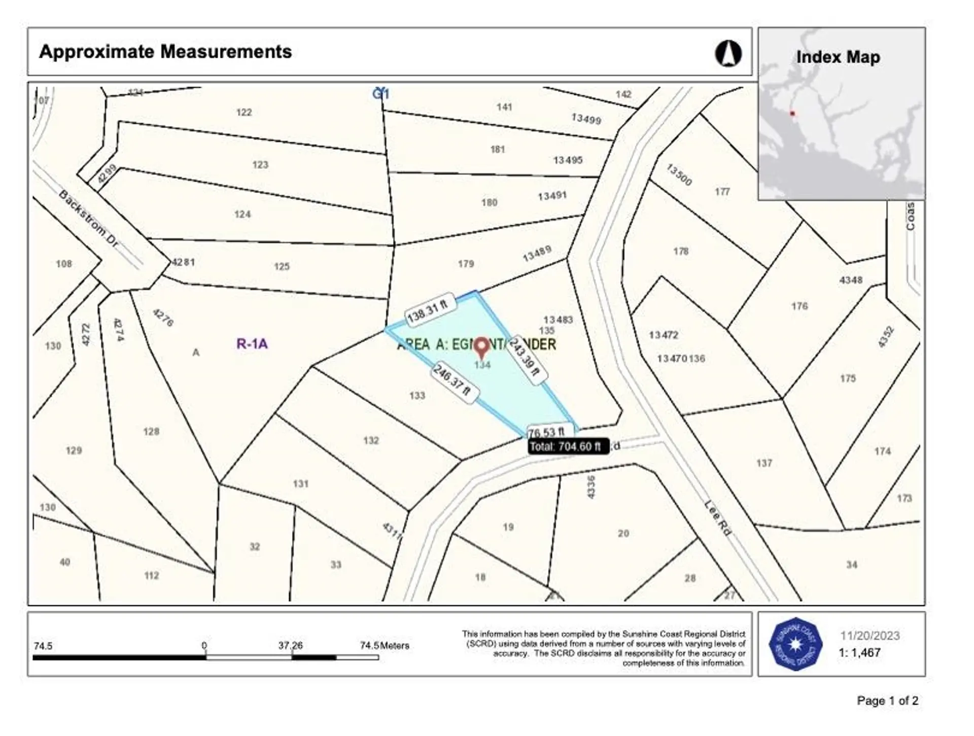 Property at LOT 134 ORCA ROAD, Garden Bay, BC