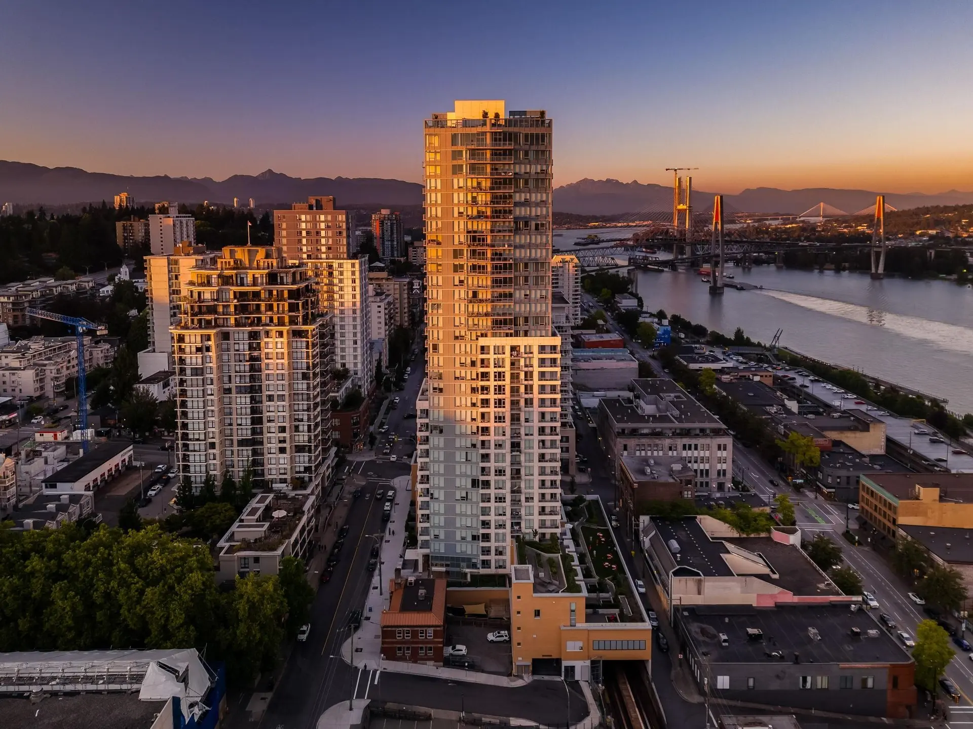 Property at #1407 618 Carnarvon Street, New Westminster, BC