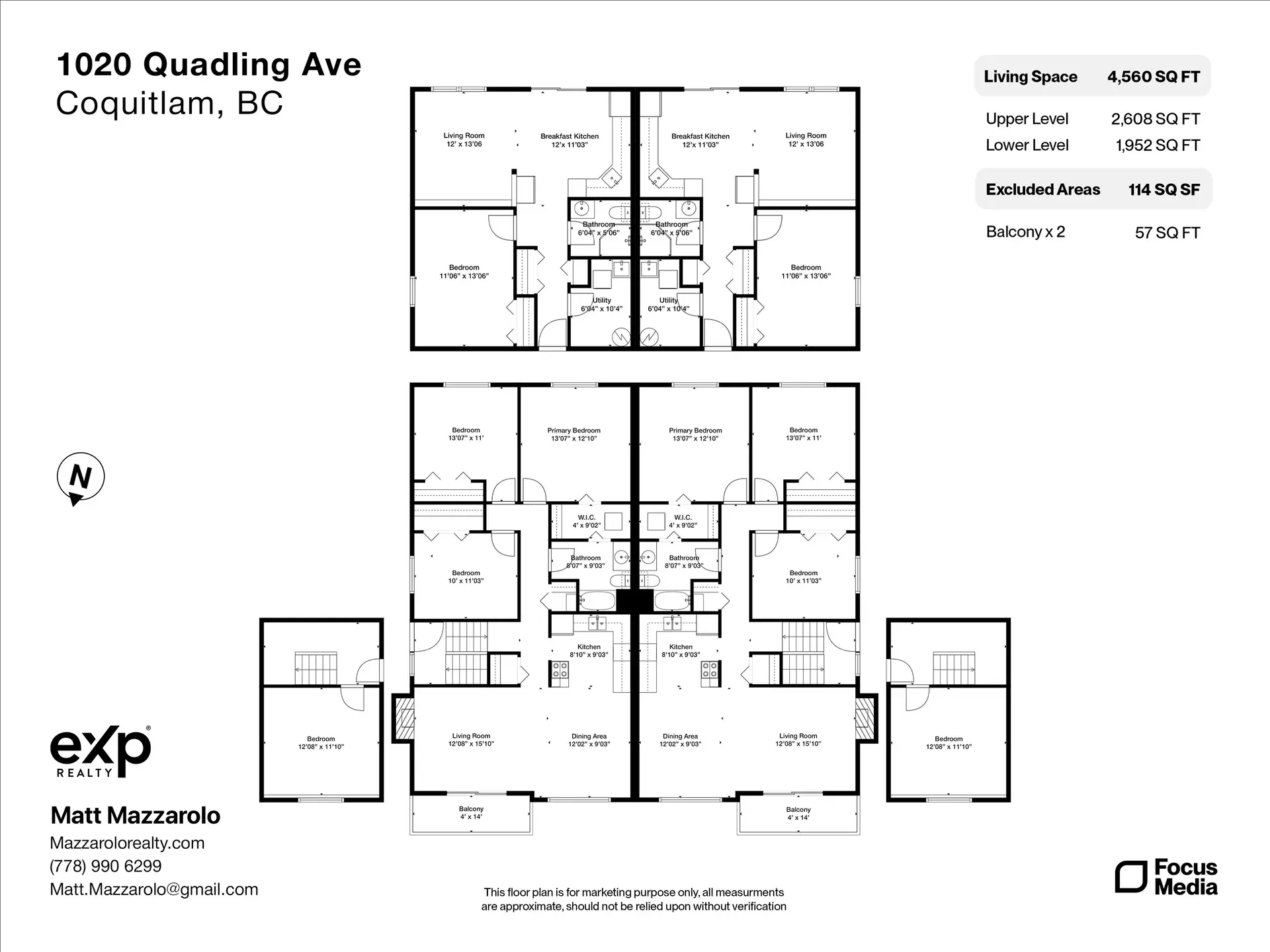 Property at 1020 QUADLING AVENUE, Coquitlam, BC