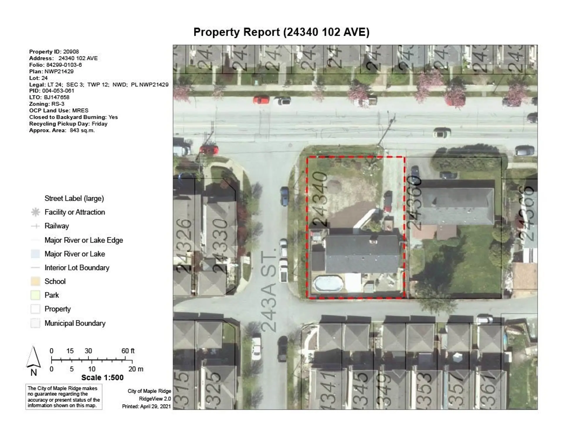 Property at 24340-24360 102 AVENUE, Maple Ridge, BC
