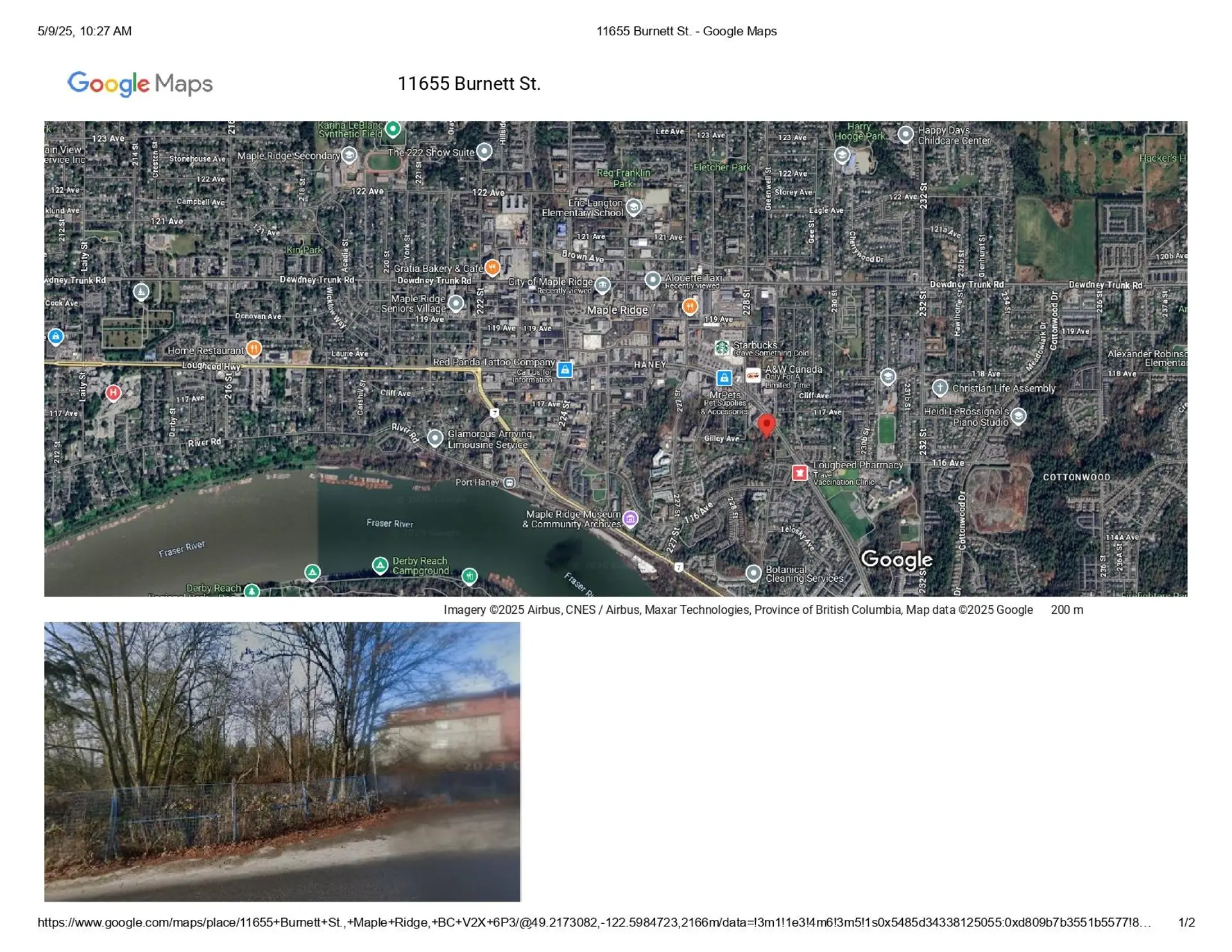 Property at 11655 BURNETT STREET, Maple Ridge, BC