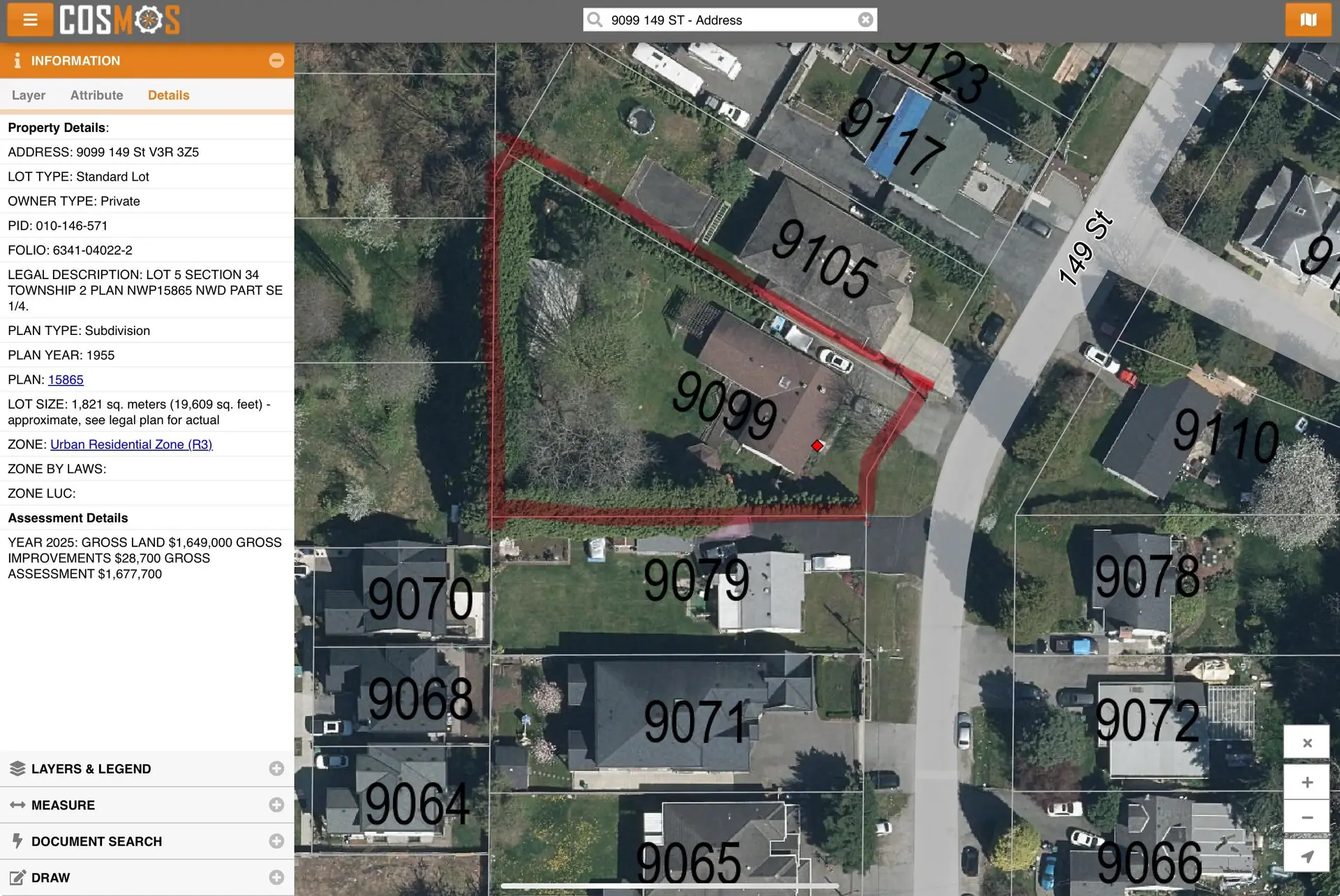 Property at 9099 149 STREET, Surrey, BC