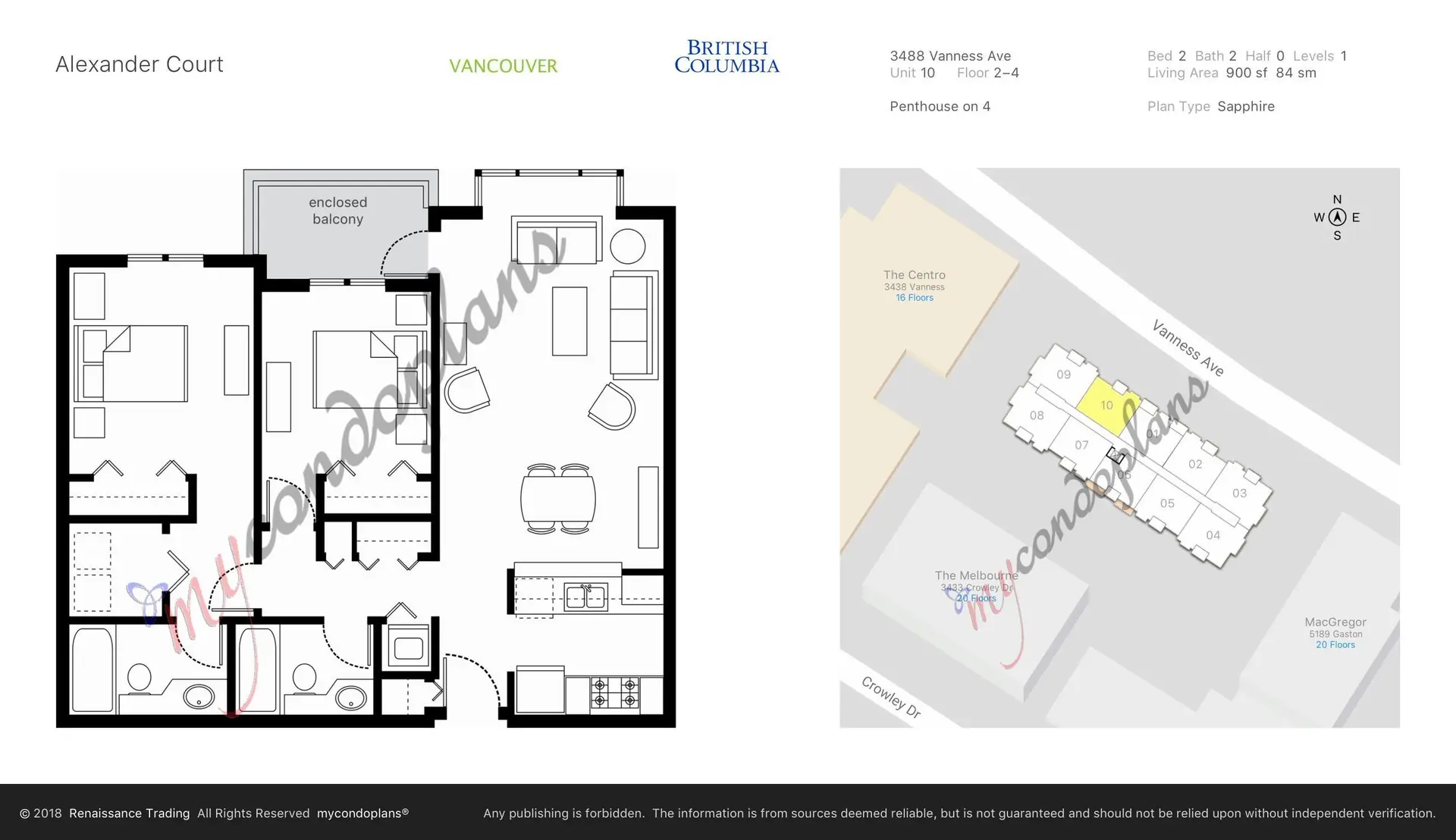 Property at #410 3488 VANNESS AVENUE, Vancouver, BC