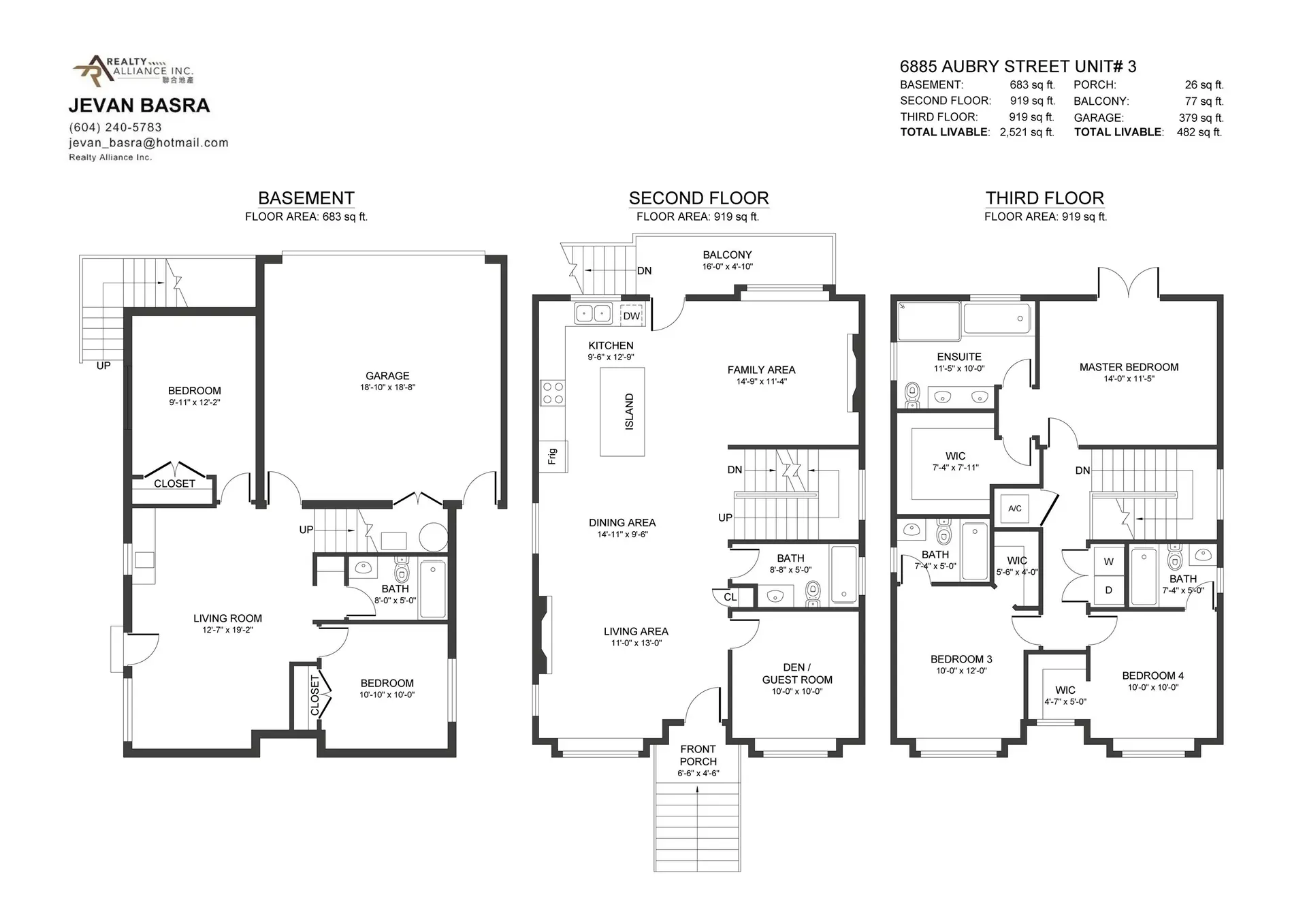 Property at #3 6885 AUBREY STREET, Burnaby, BC