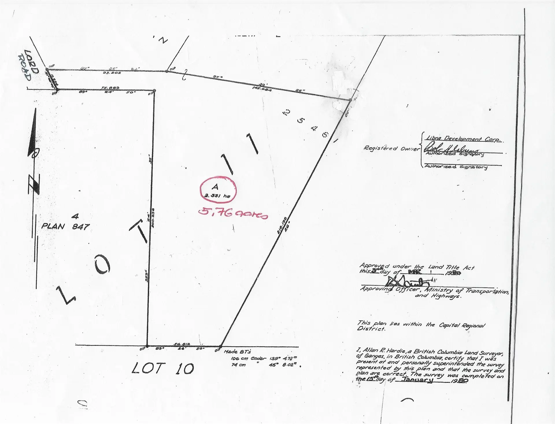 Property at LOT A LORD ROAD, Galiano Island, BC