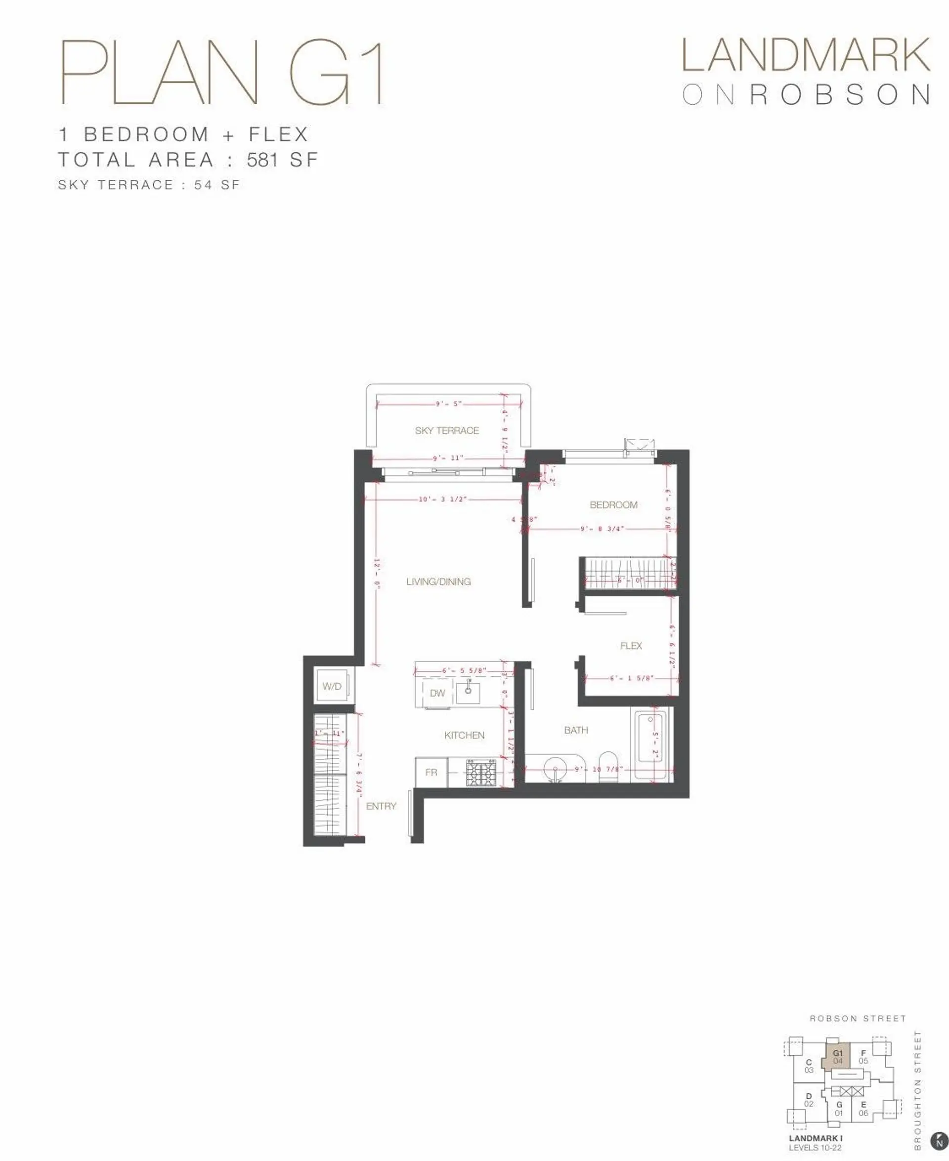 Property at #1504 1408 ROBSON STREET, Vancouver, BC