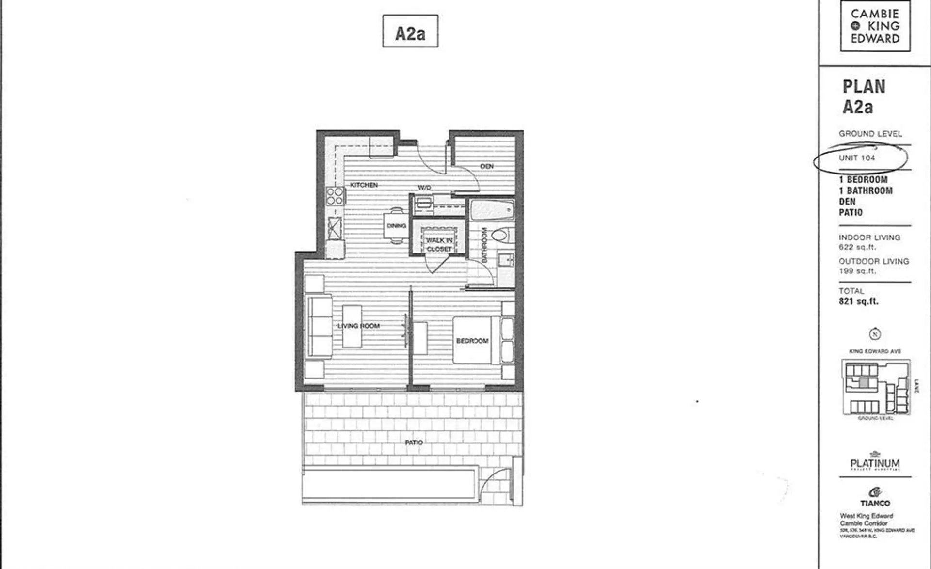 Property at #109 528 W KING EDWARD AVENUE, Vancouver, BC