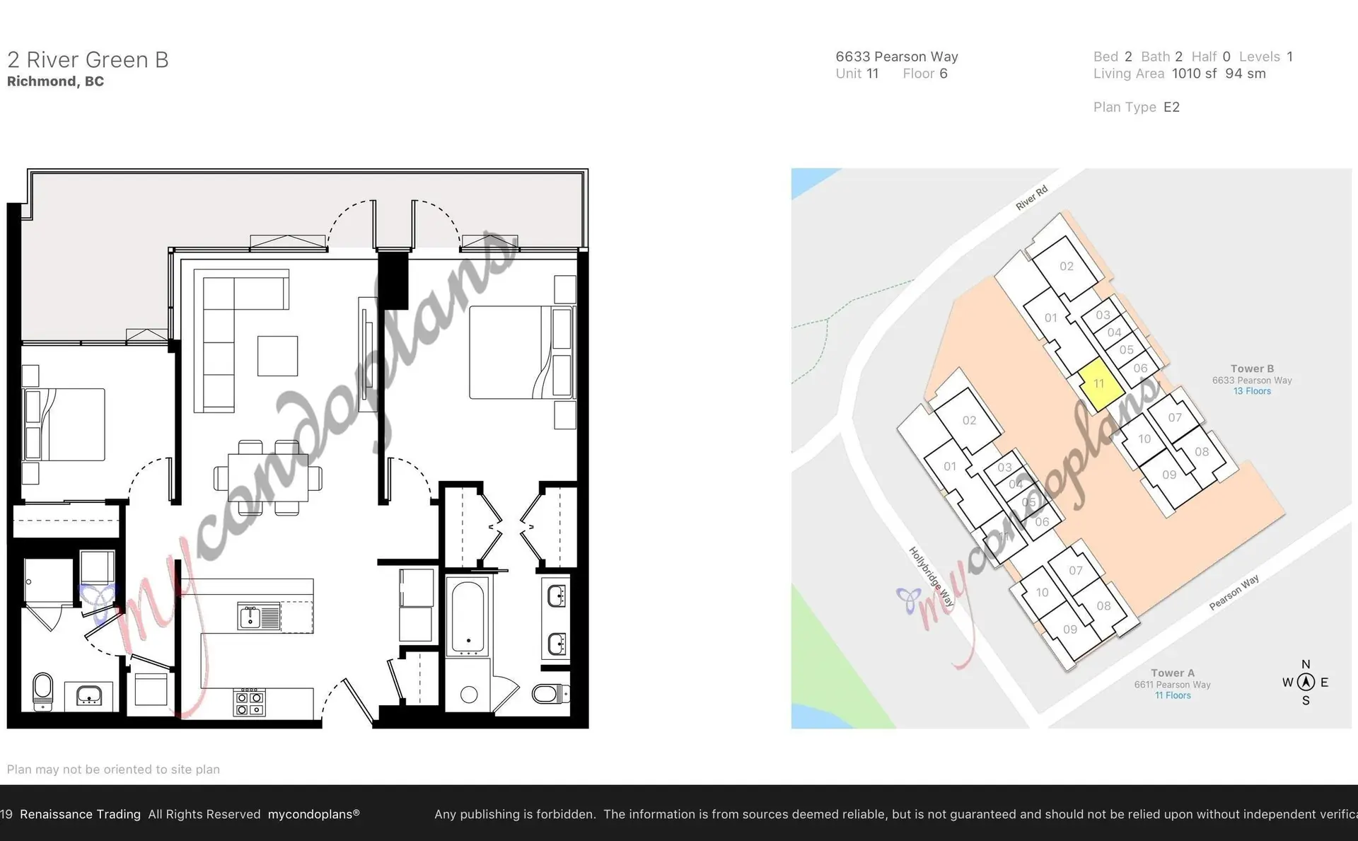 Property at #611 6633 PEARSON WAY, Richmond, BC