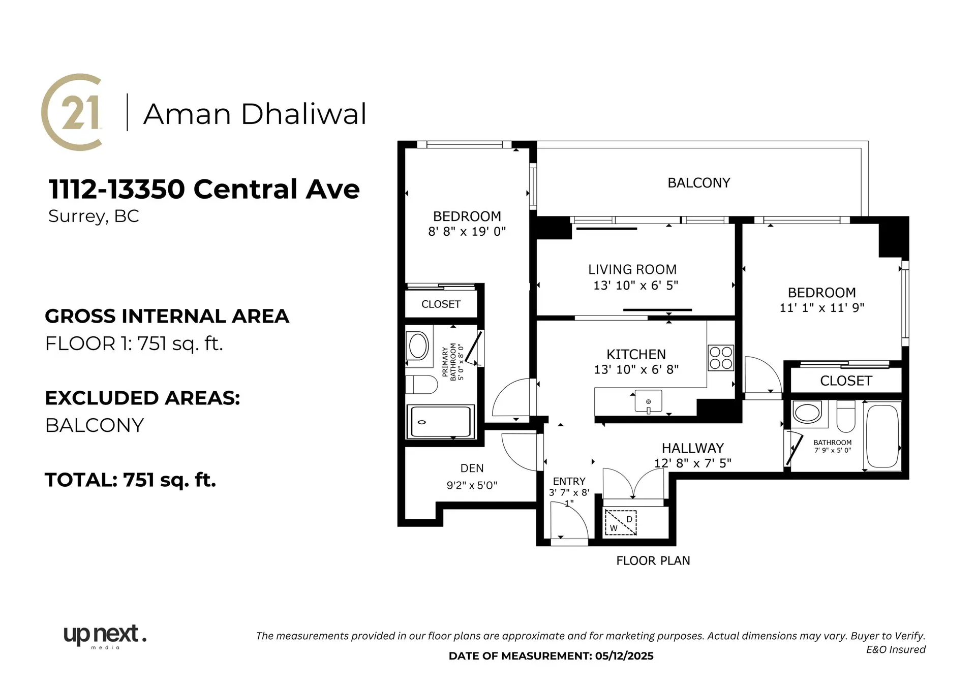 Property at #1112 13350 CENTRAL AVENUE, Surrey, BC