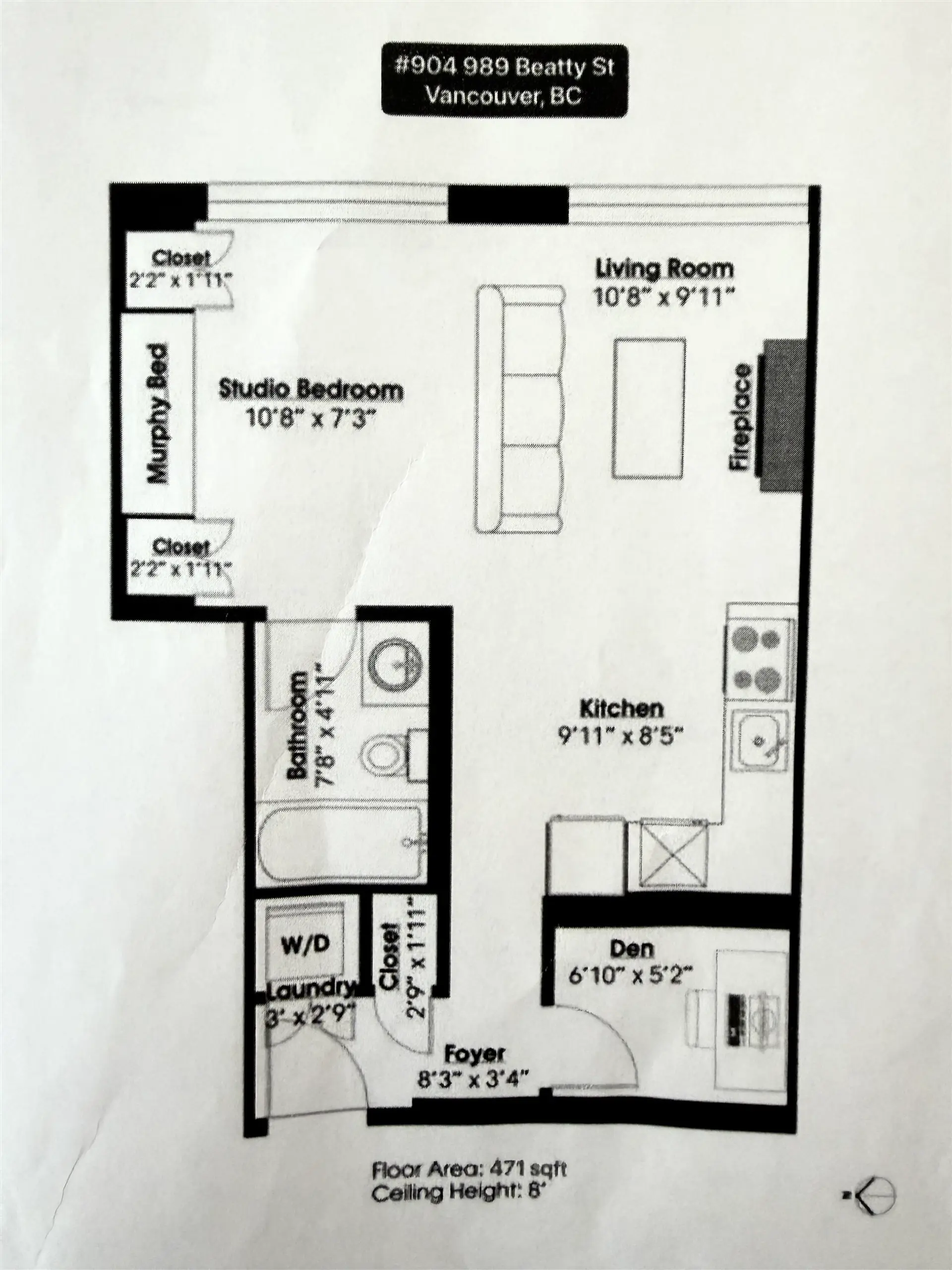 Property at #904 989 BEATTY STREET, Vancouver, BC