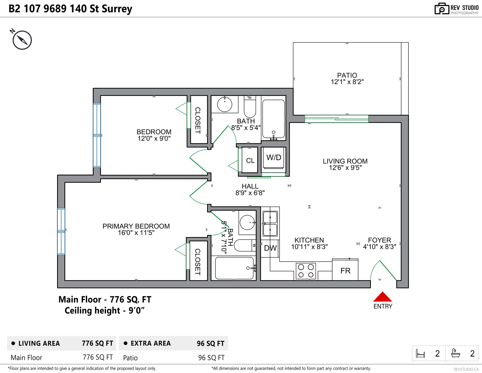 Property at #B107 9689 140 STREET, Surrey, BC