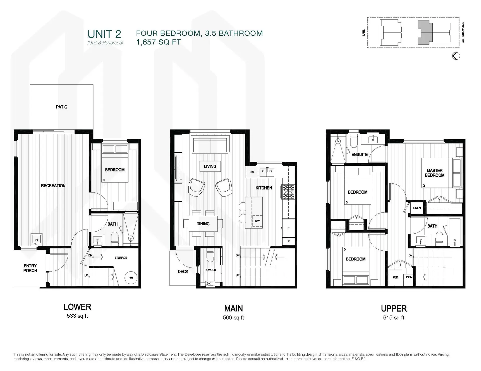 Property at #2 2333 E 54TH AVENUE, Vancouver, BC